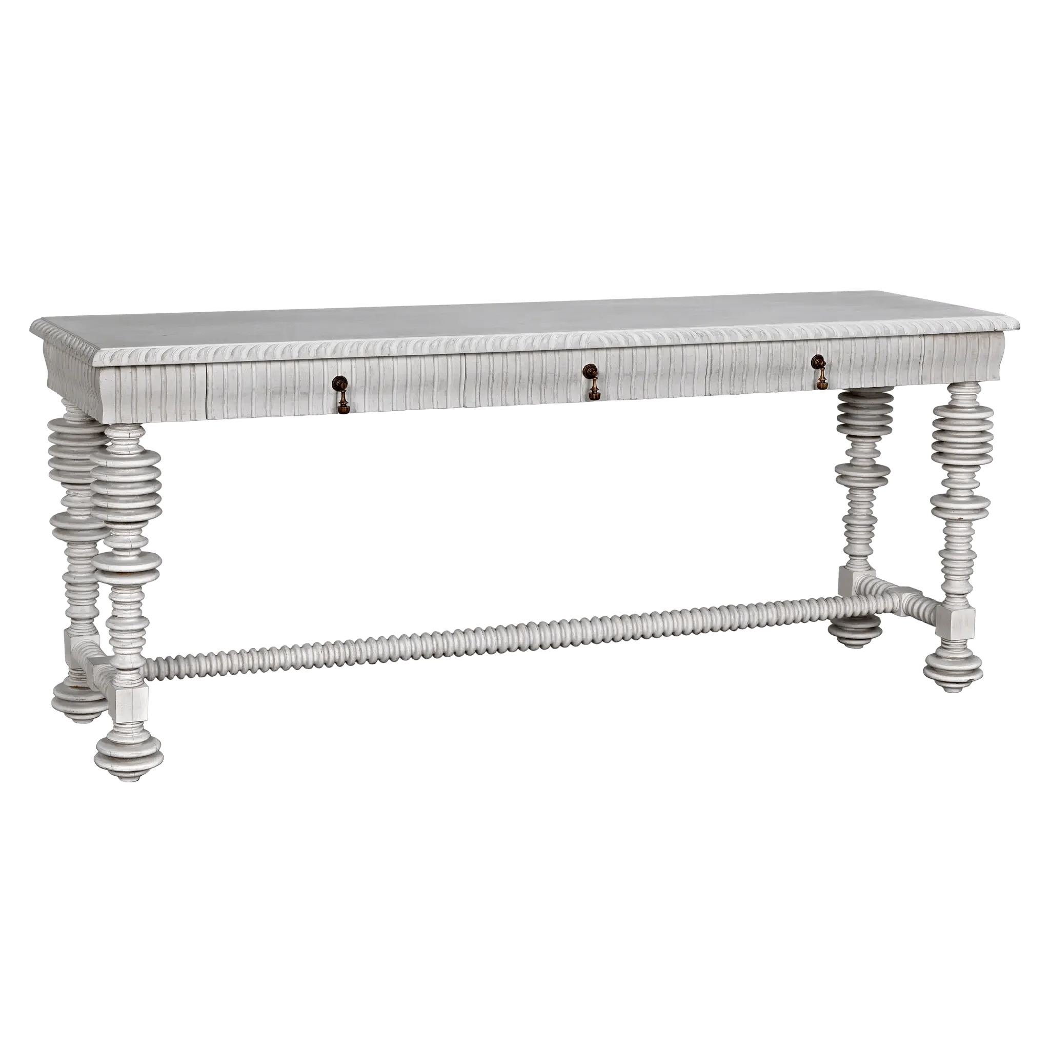 Portuguese Console, White Wash - Remutear