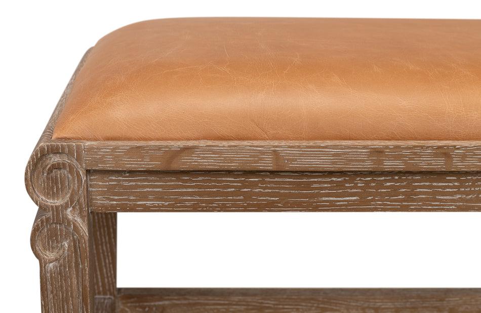 Smith Building Parlor Bench - Leather - Remutear