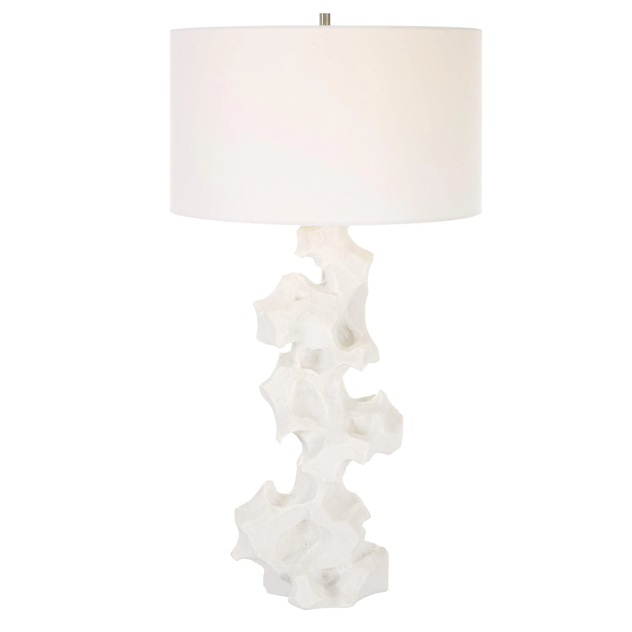 Remnant White Marble Table Lamp - Remutear