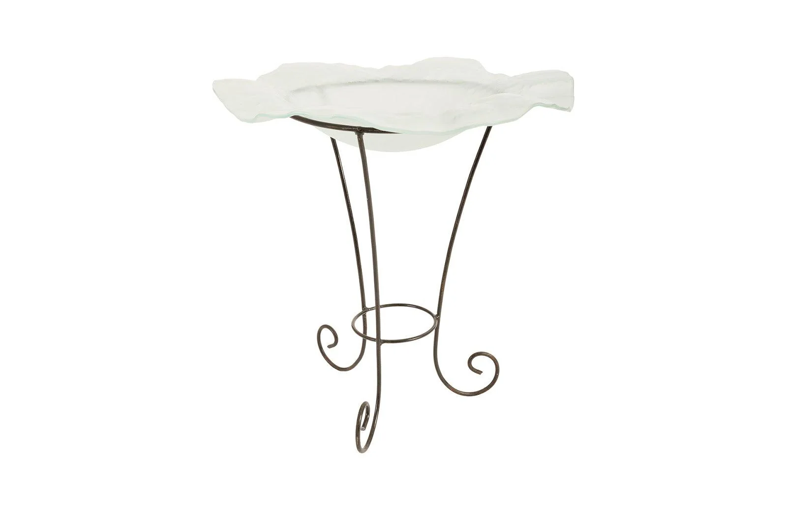 Frosted Glass Bowl on Stand, SM - Remutear