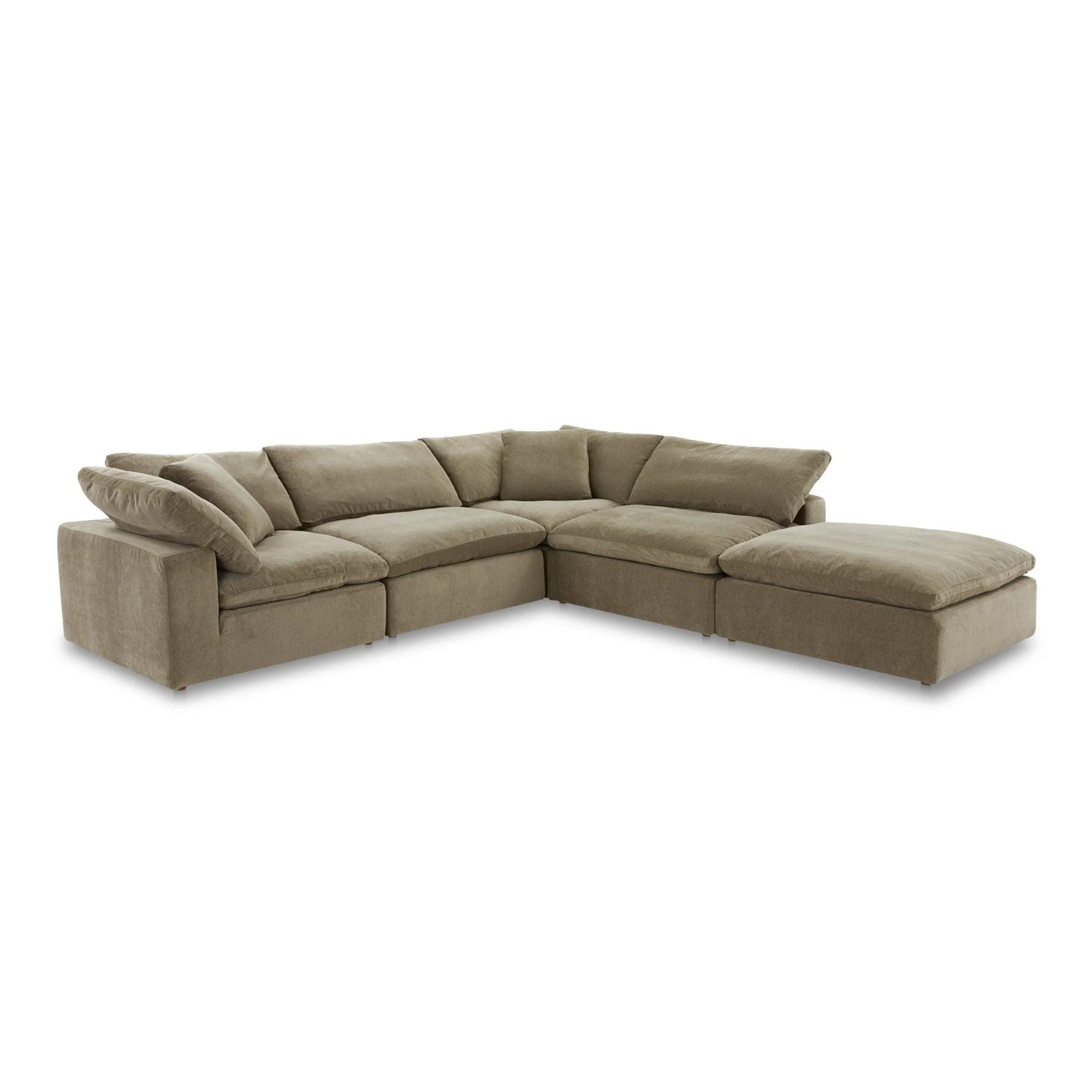Clay Dream Modular Sectional Performance Fabric Desert Sage - Remutear