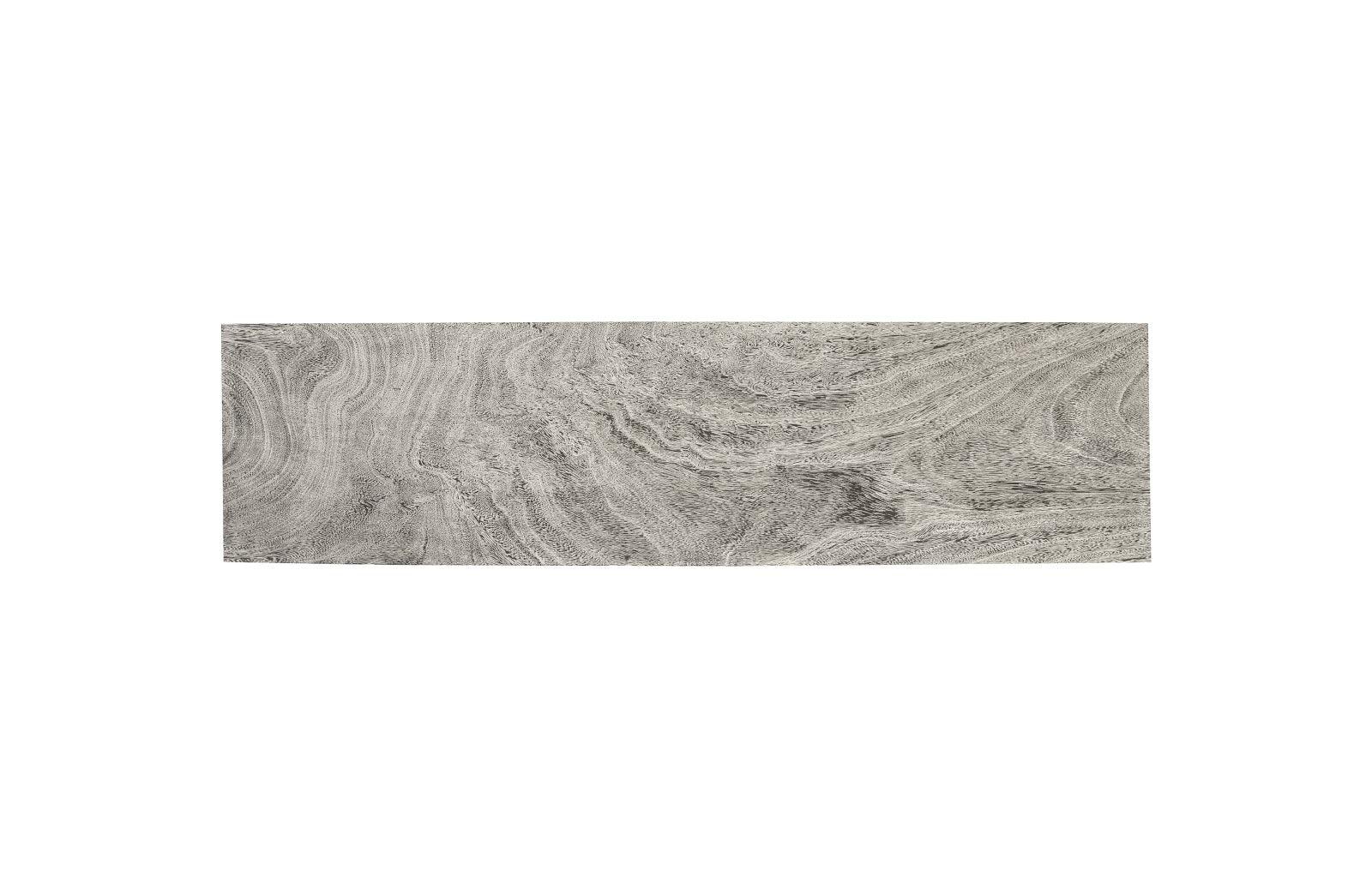 Geometry Console Table, Gray Stone - Remutear
