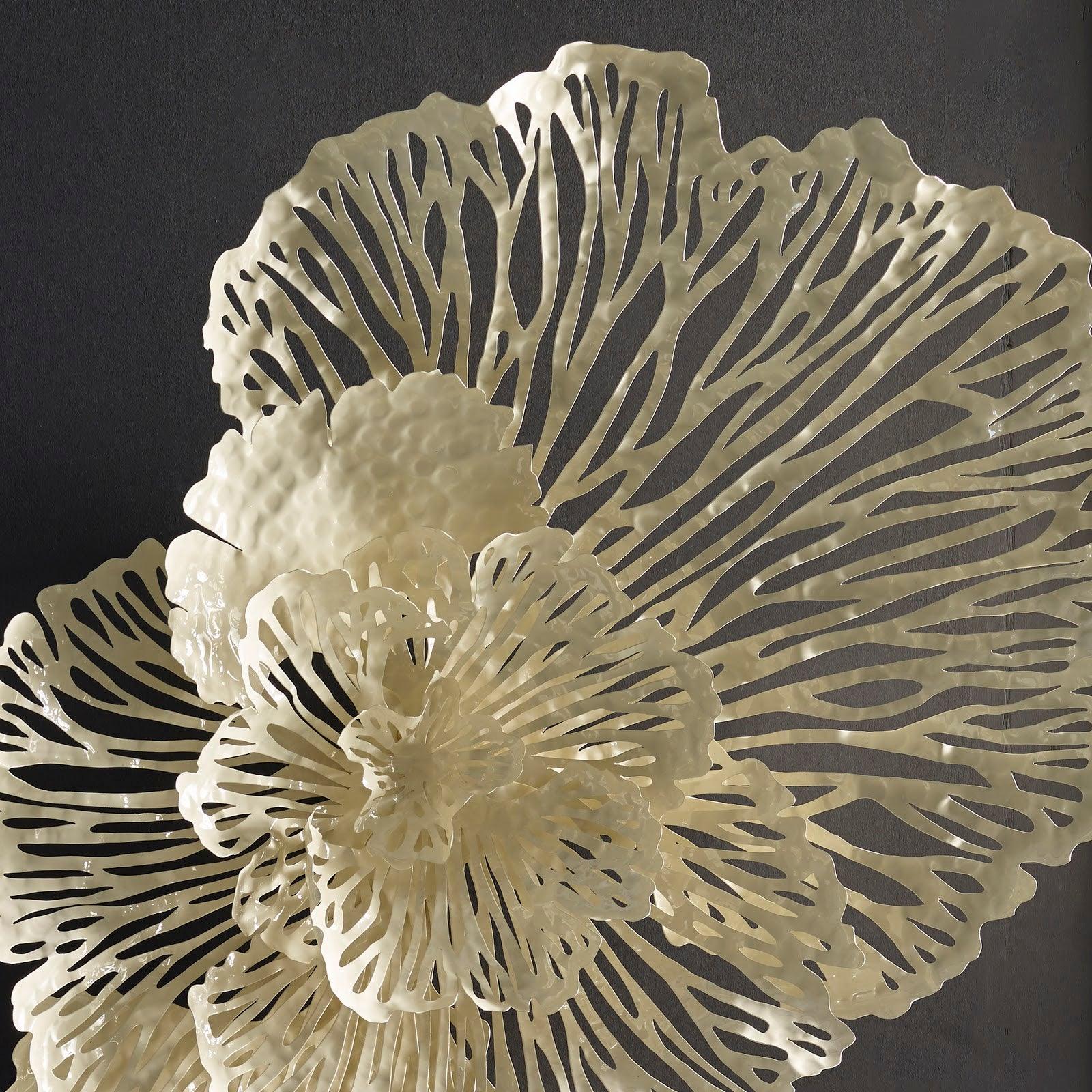 Flower Wall Art, Ivory, MD - Remutear