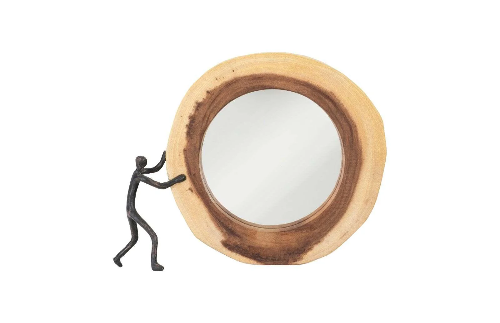 Atlas Crosscut Mirror, Small, Left Side Full Body - Remutear