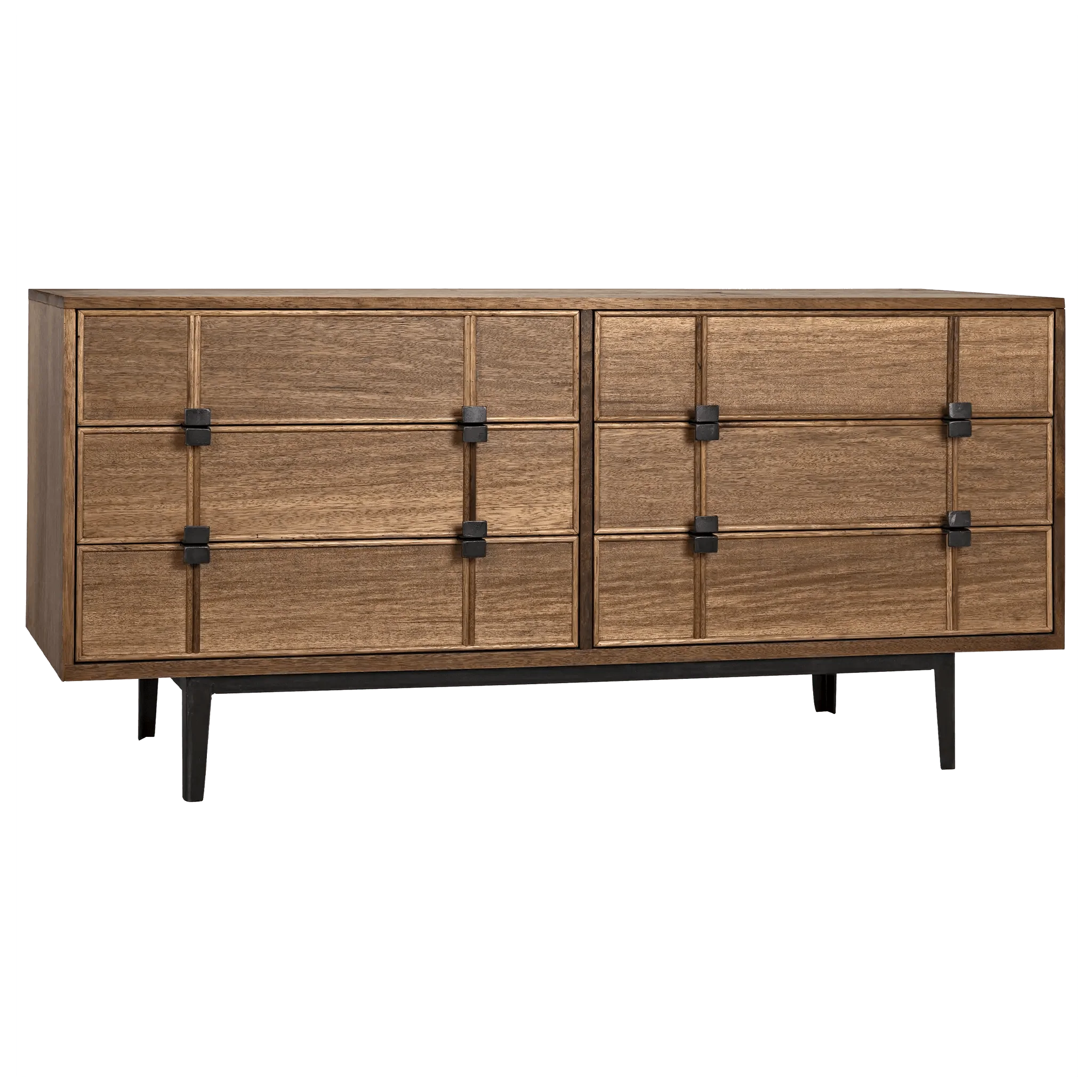 Bourgeois Sideboard, Walnut and Steel - Remutear