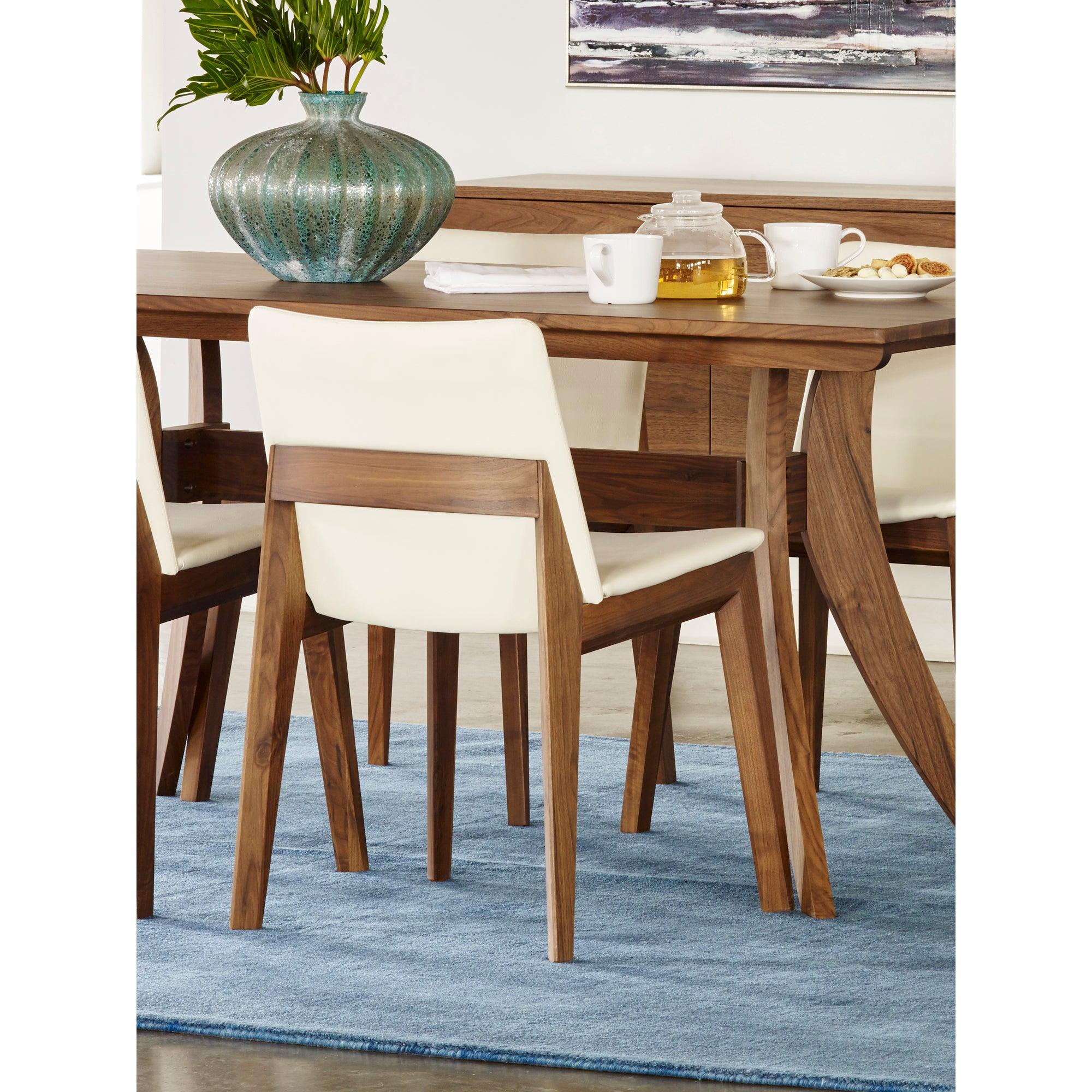 Deco Dining Chair White Pvc - Set Of Two - Remutear