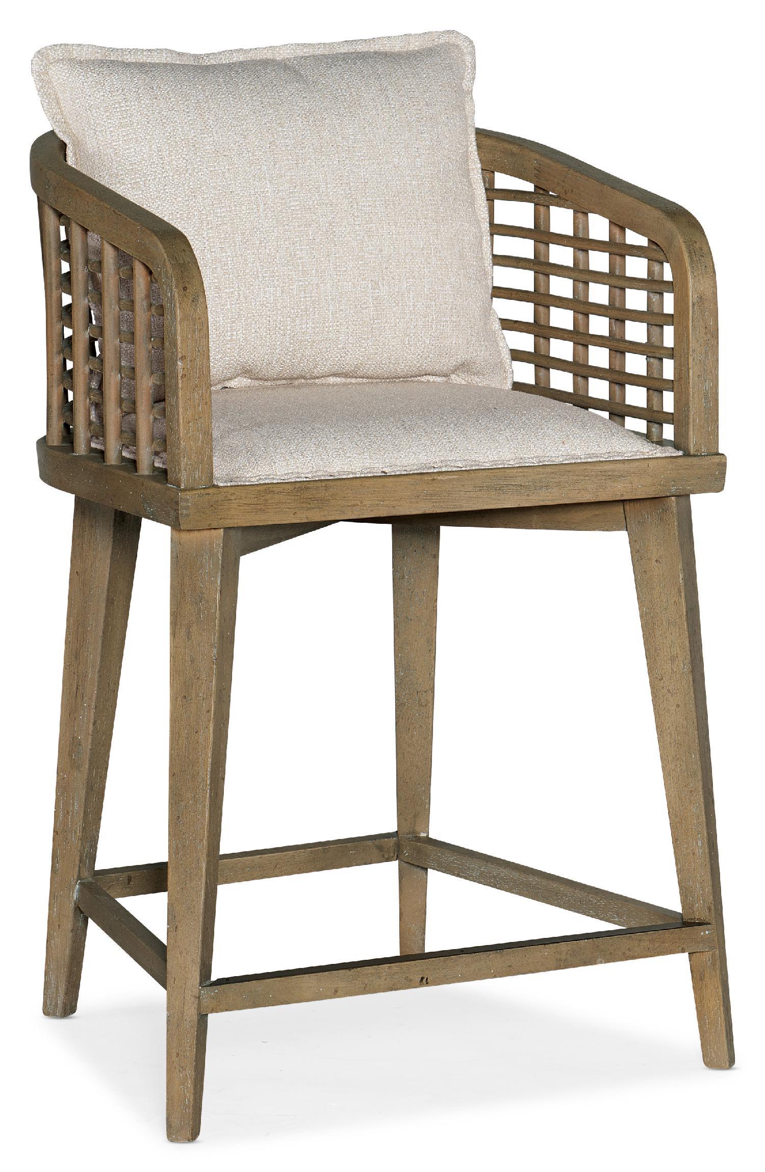 Sundance Barrel Back Swivel Counter Stool - Set of 2 - Remutear