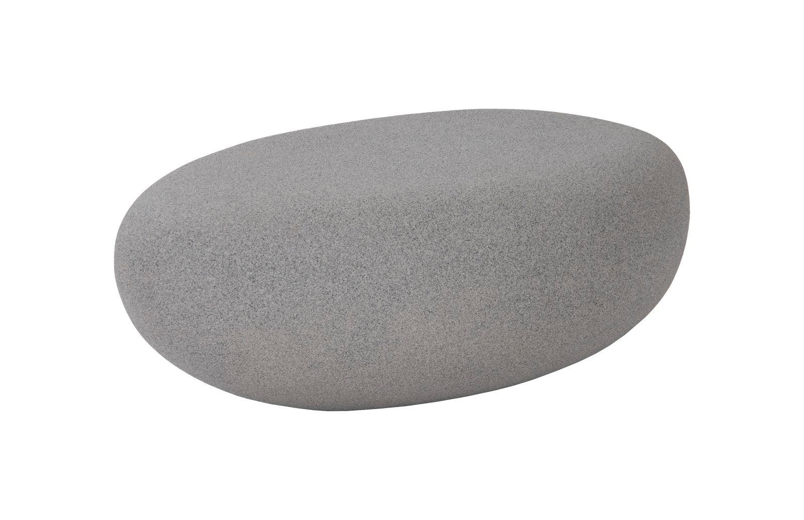 River Stone Coffee Table, Dark Granite, Small - Remutear