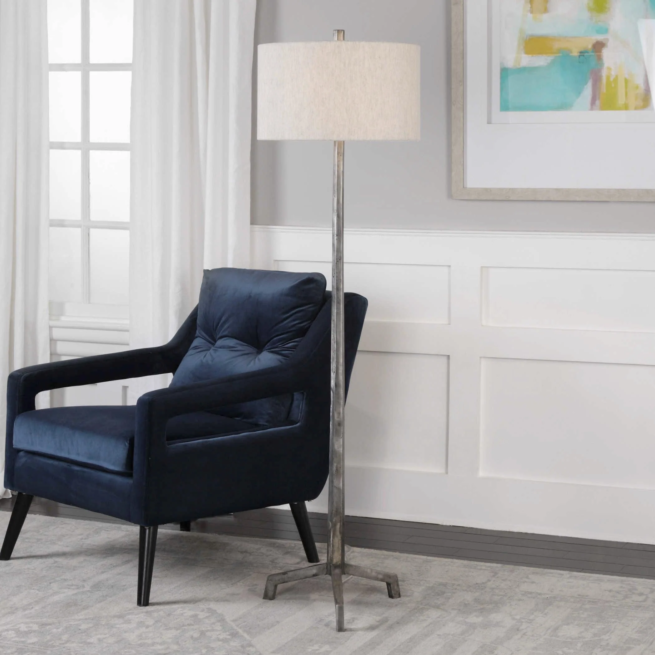 Ivor Cast Iron Floor Lamp - Remutear