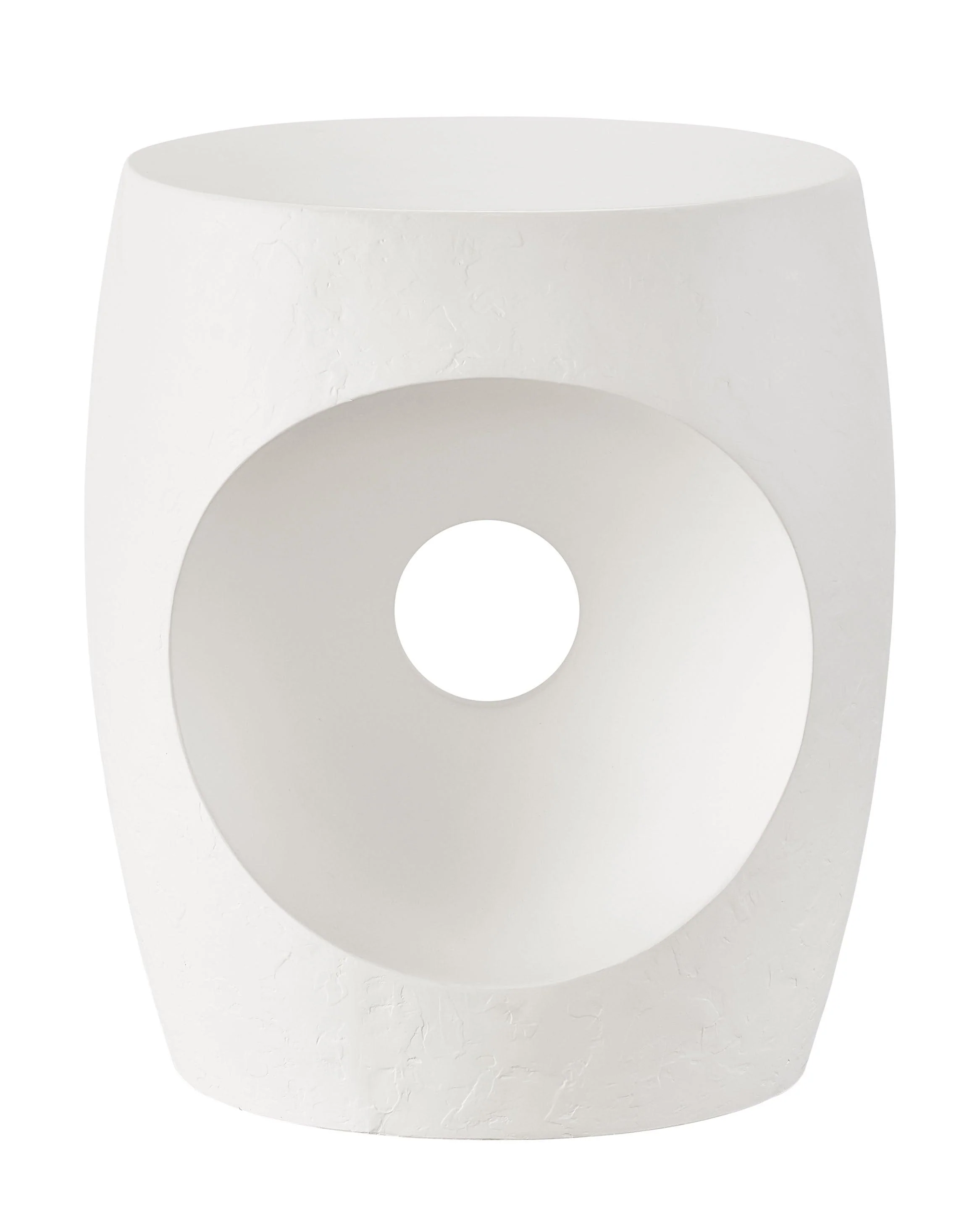 Modern Nomad Oval Textured Accent Table - Remutear