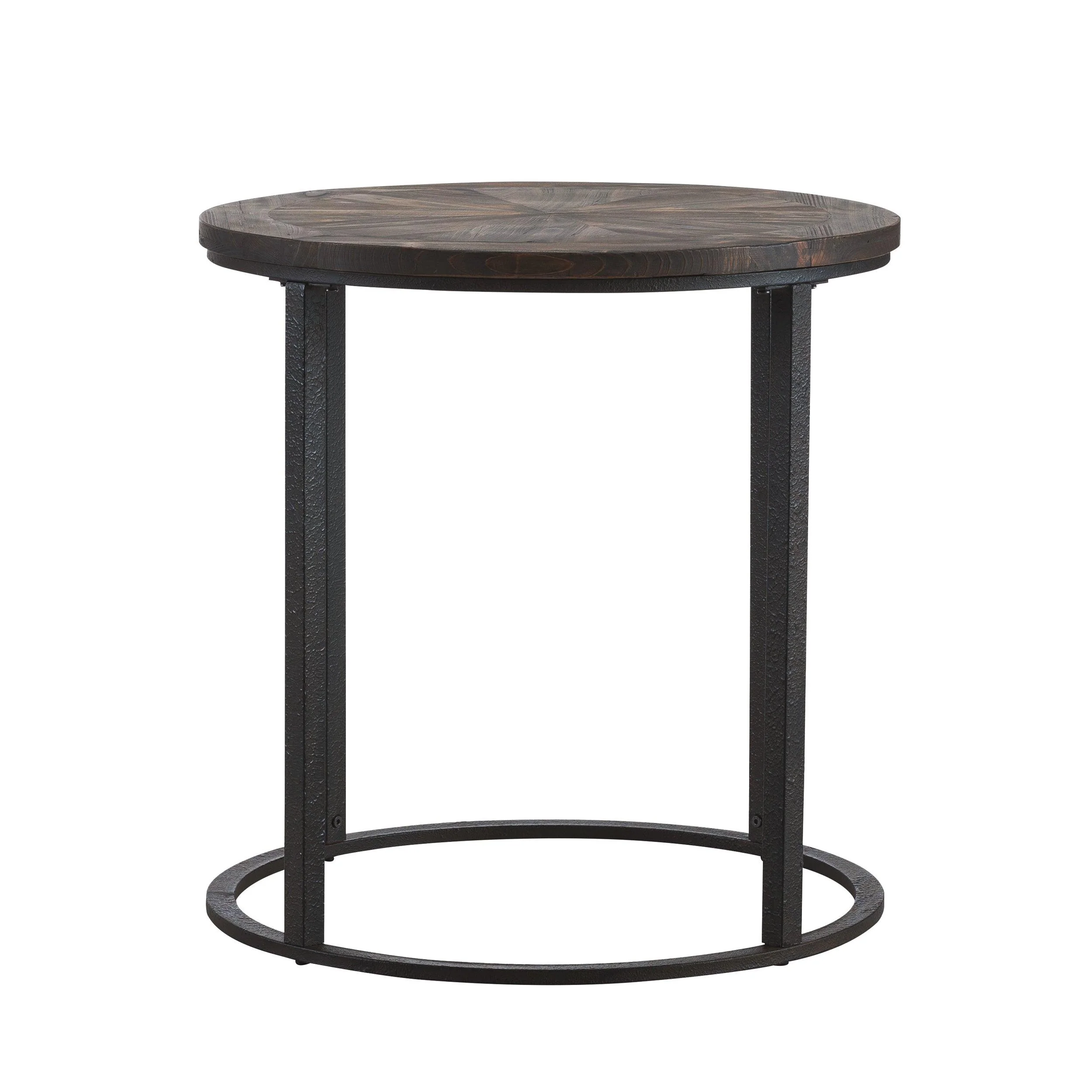 Landsmill Round Industrial End Table - Remutear