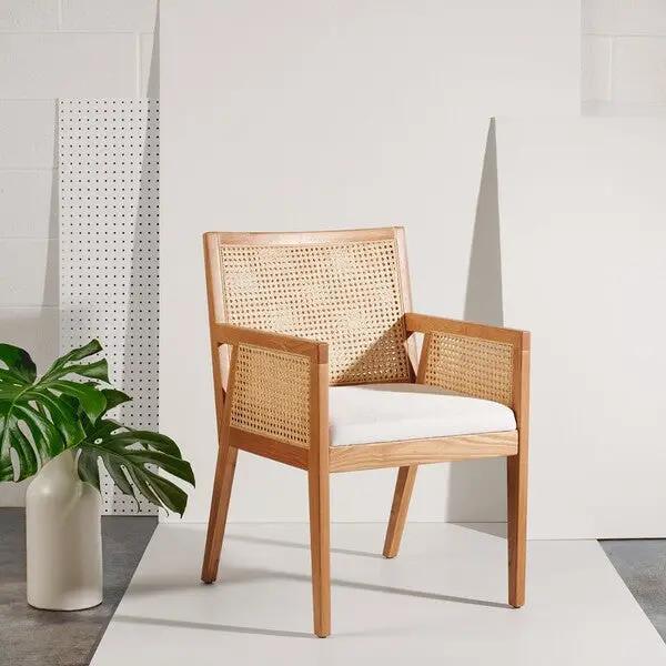 MALIK RATTAN DINING CHAIR - Remutear