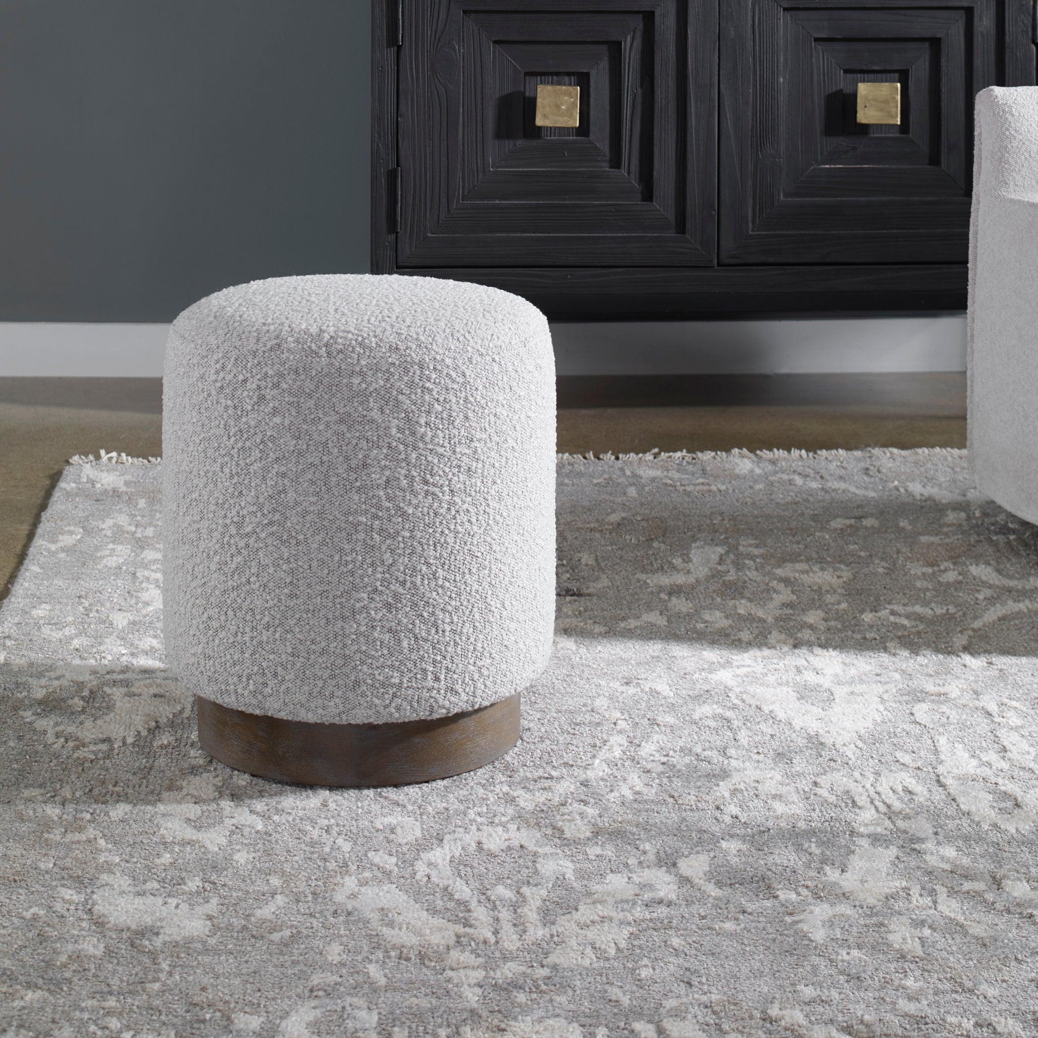 AVILA LIGHT GRAY OTTOMAN - Remutear