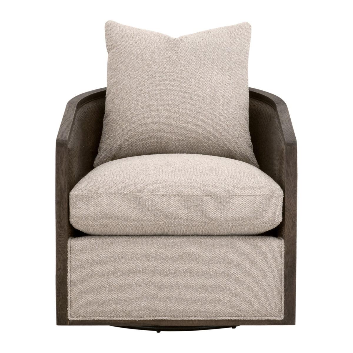 McGuire Swivel Club Chair - Jute - Remutear