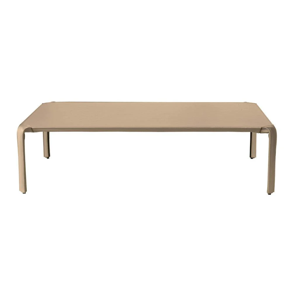 Libro Rectangular Cocktail Table, Taupe - Remutear