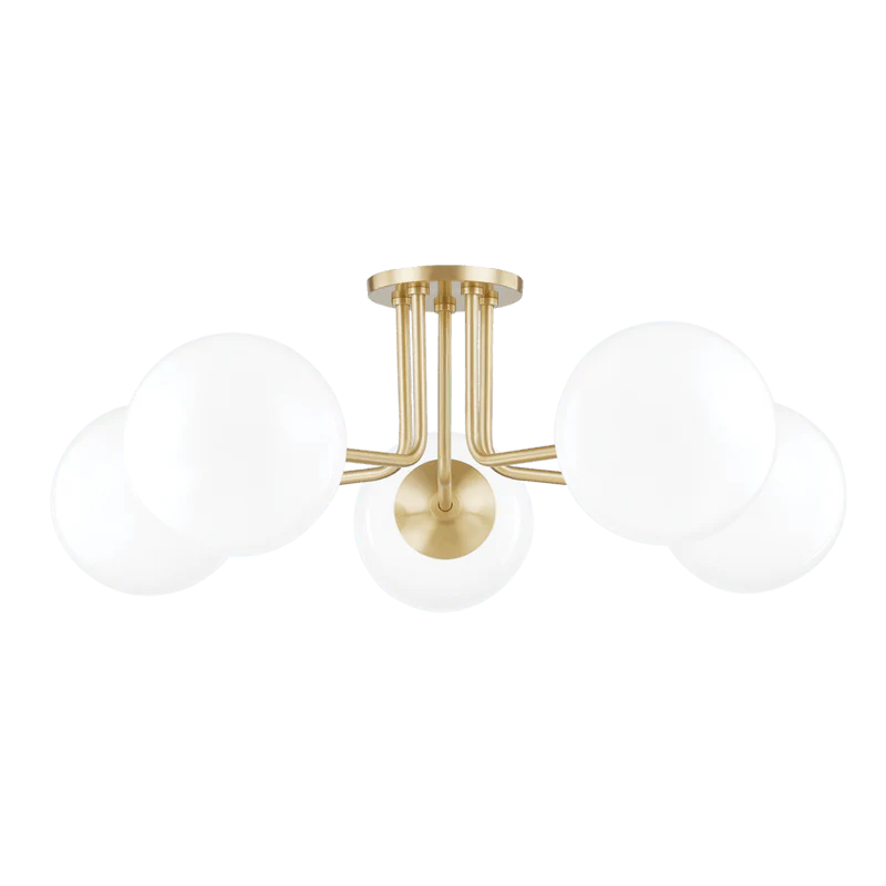 STELLA 5 LIGHT SEMI FLUSH - Remutear