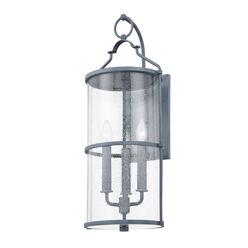 BURBANK 3 LIGHT LARGE EXTERIOR WALL SCONCE - Remutear
