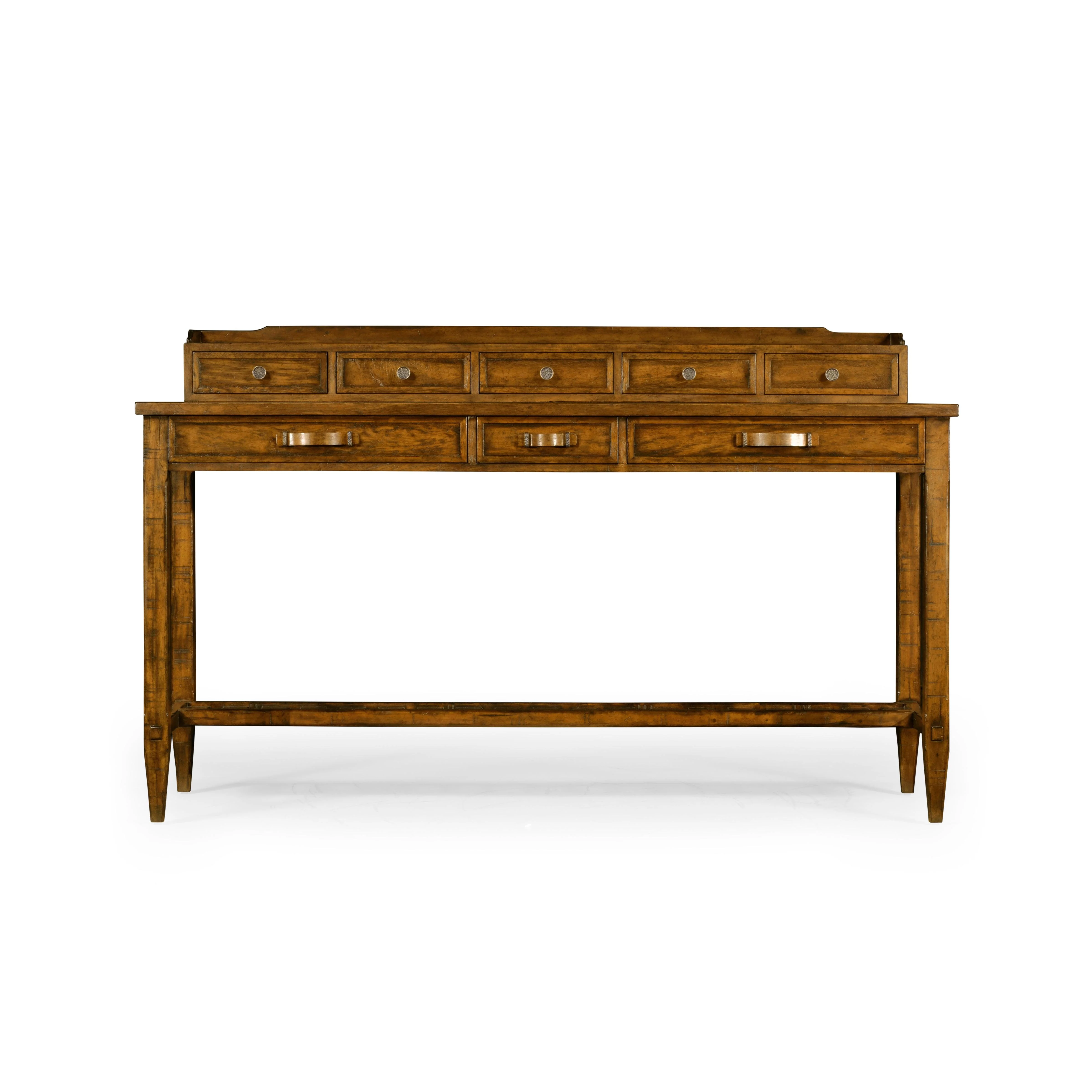 Casual Accents Country Walnut Accent Console - Remutear