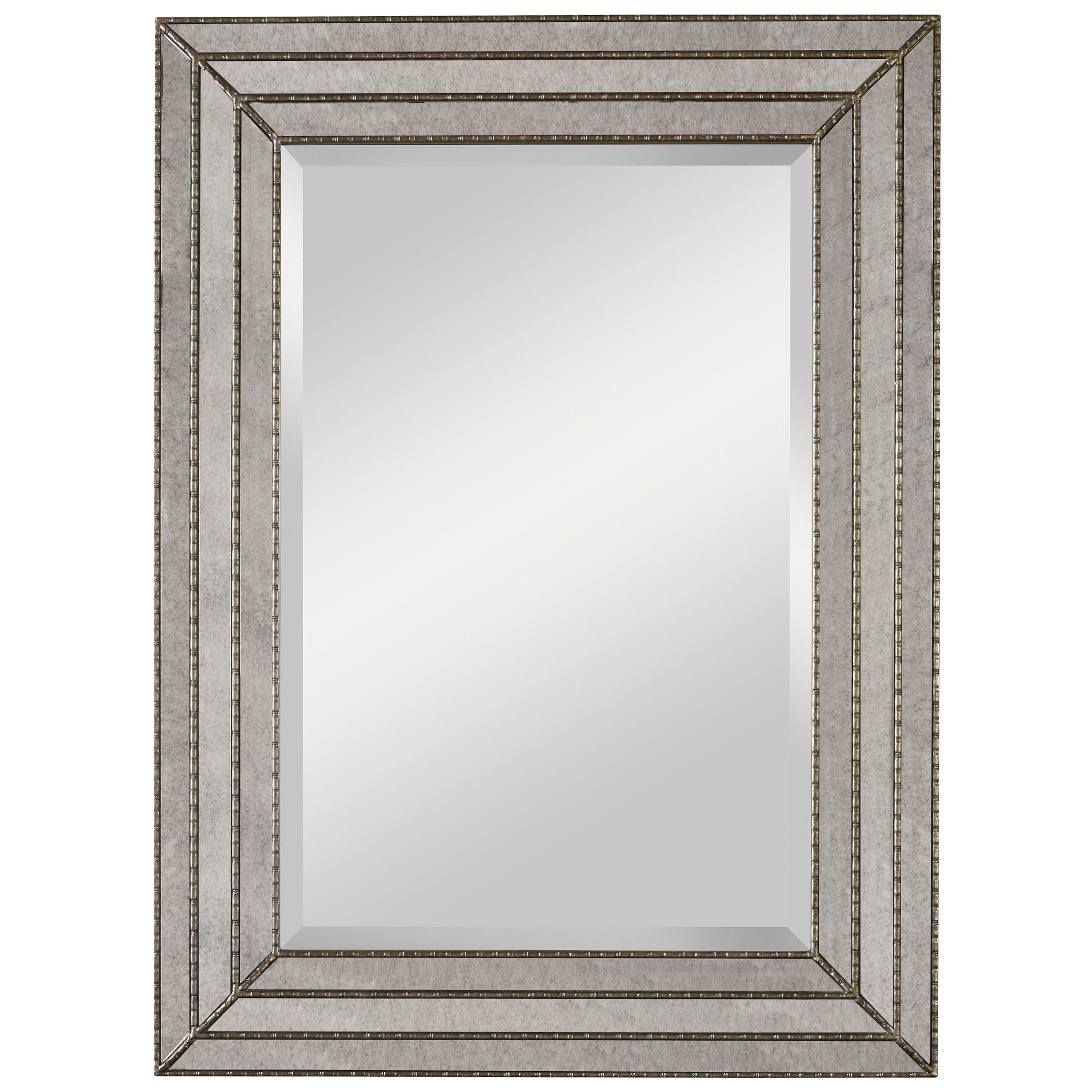 SEYMOUR ANTIQUE SILVER MIRROR - Remutear