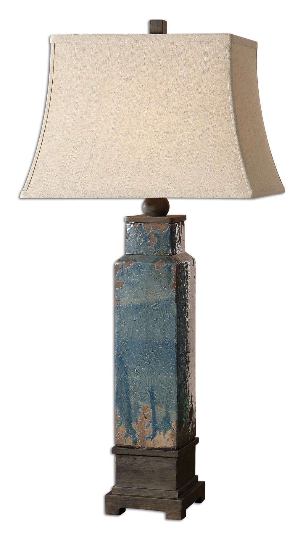 SOPRANA BLUE TABLE LAMP - Remutear