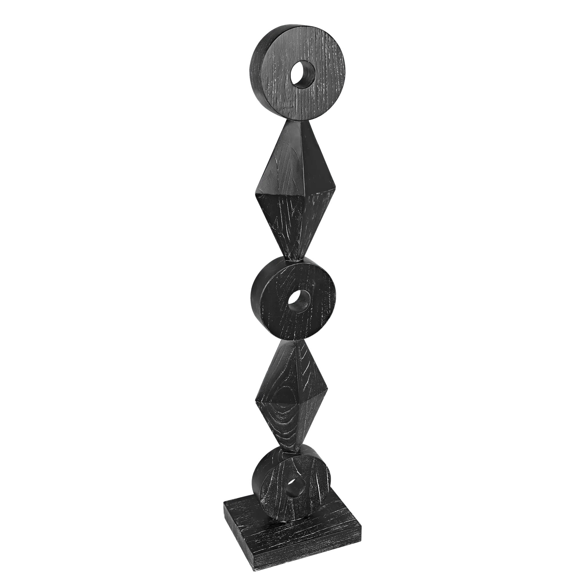 Totem Sculpture, Cinder Black - Remutear