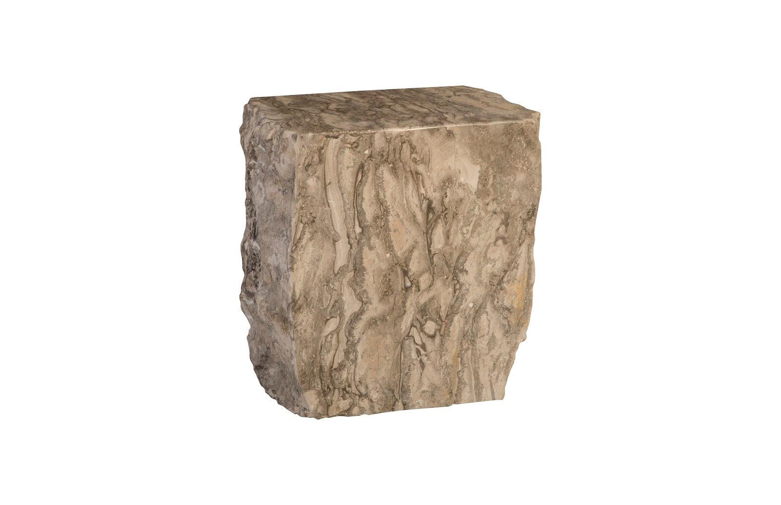 Marble Stool, Gray - Remutear