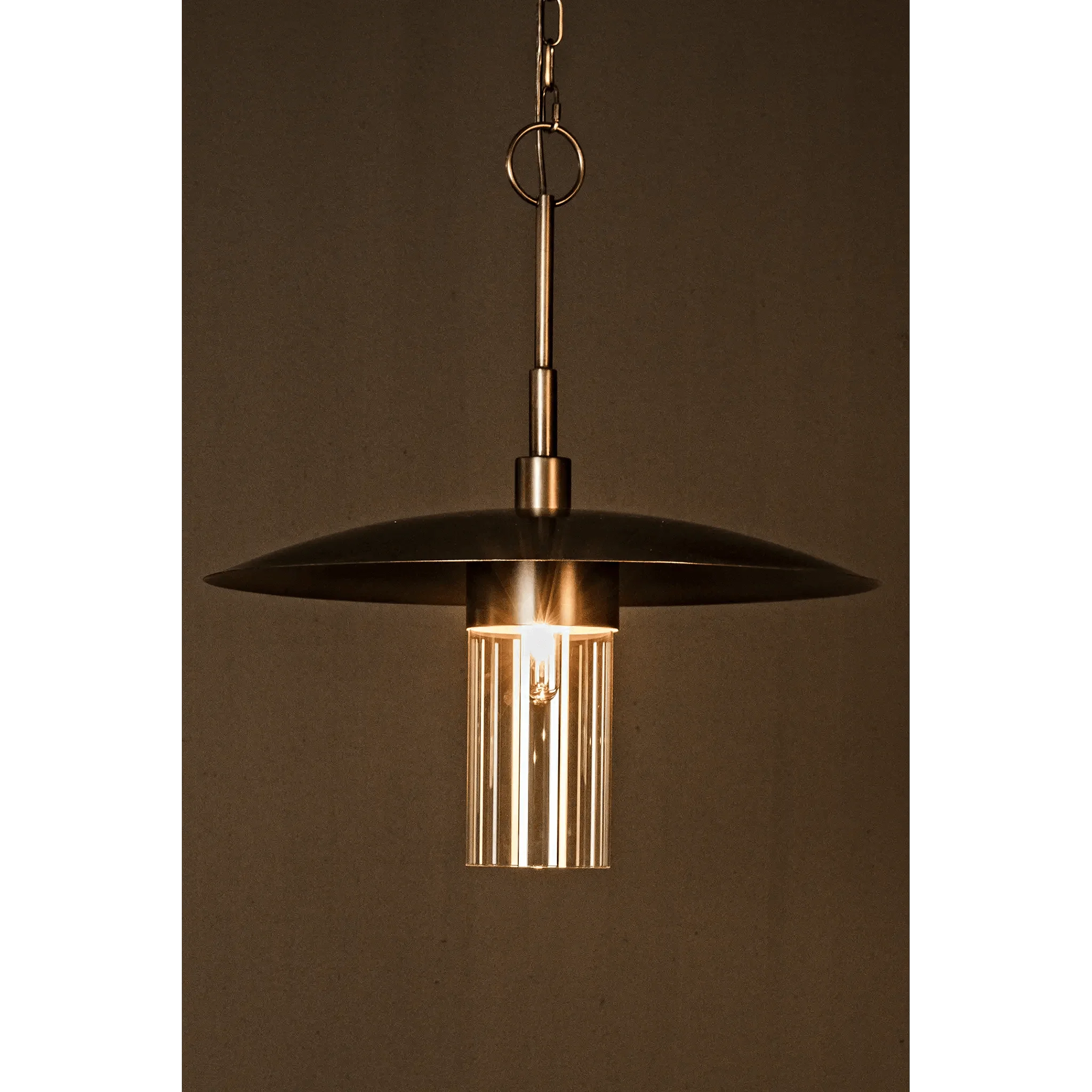 Anton Pendant, Metal with Aged Brass Finish - Remutear