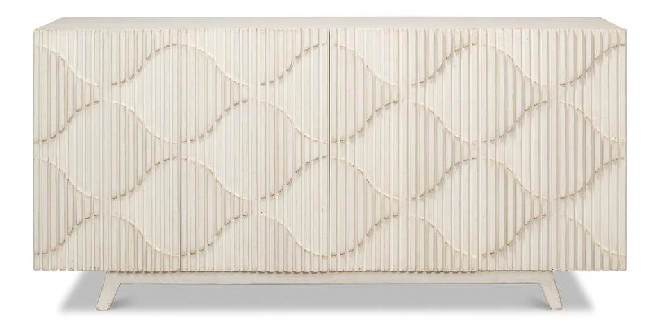 Lola Sideboard - Antique White 2 - Remutear