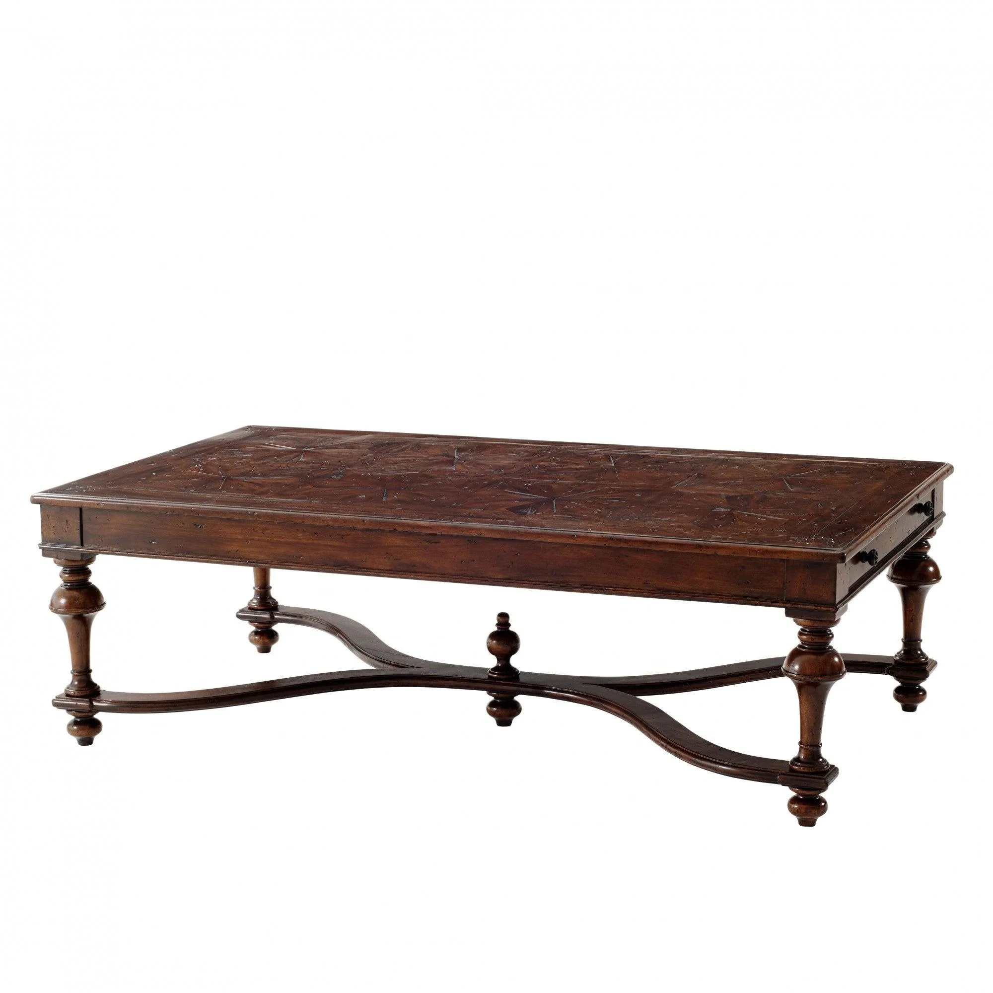 The Rustic Parquetry Cocktail Table - Remutear