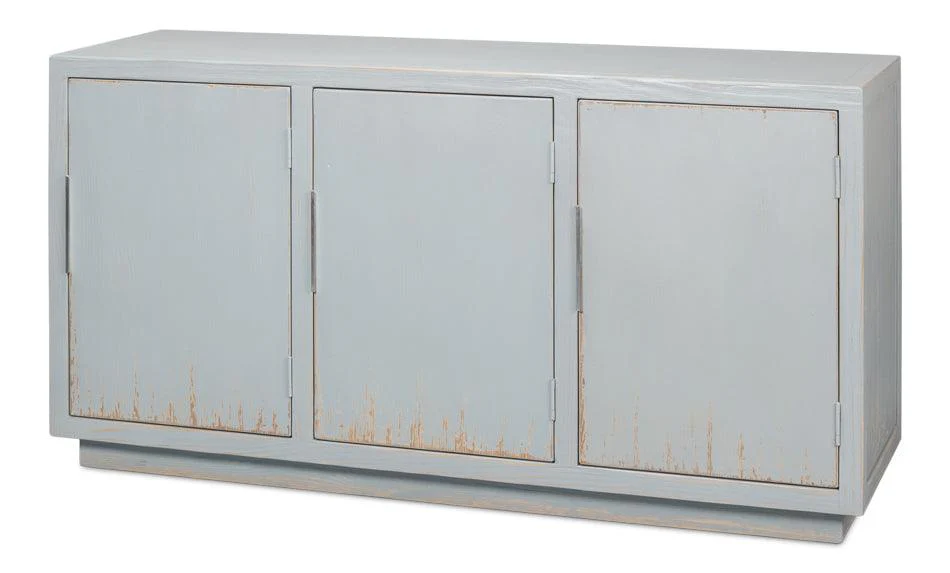 Maldives 3 Door Sideboard - Eros Blue - Remutear
