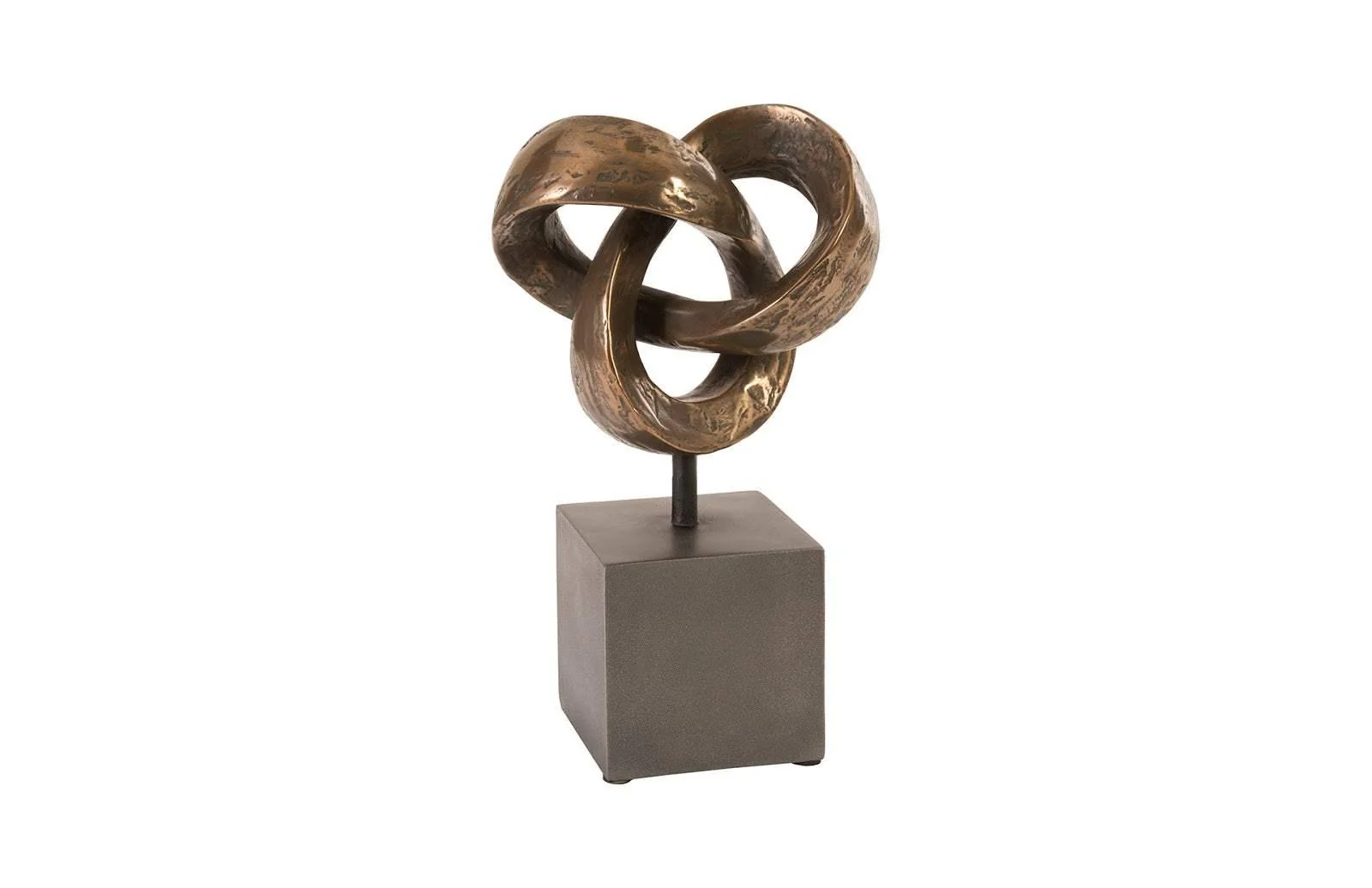 Trifoil Table Sculpture, Bronze - Remutear