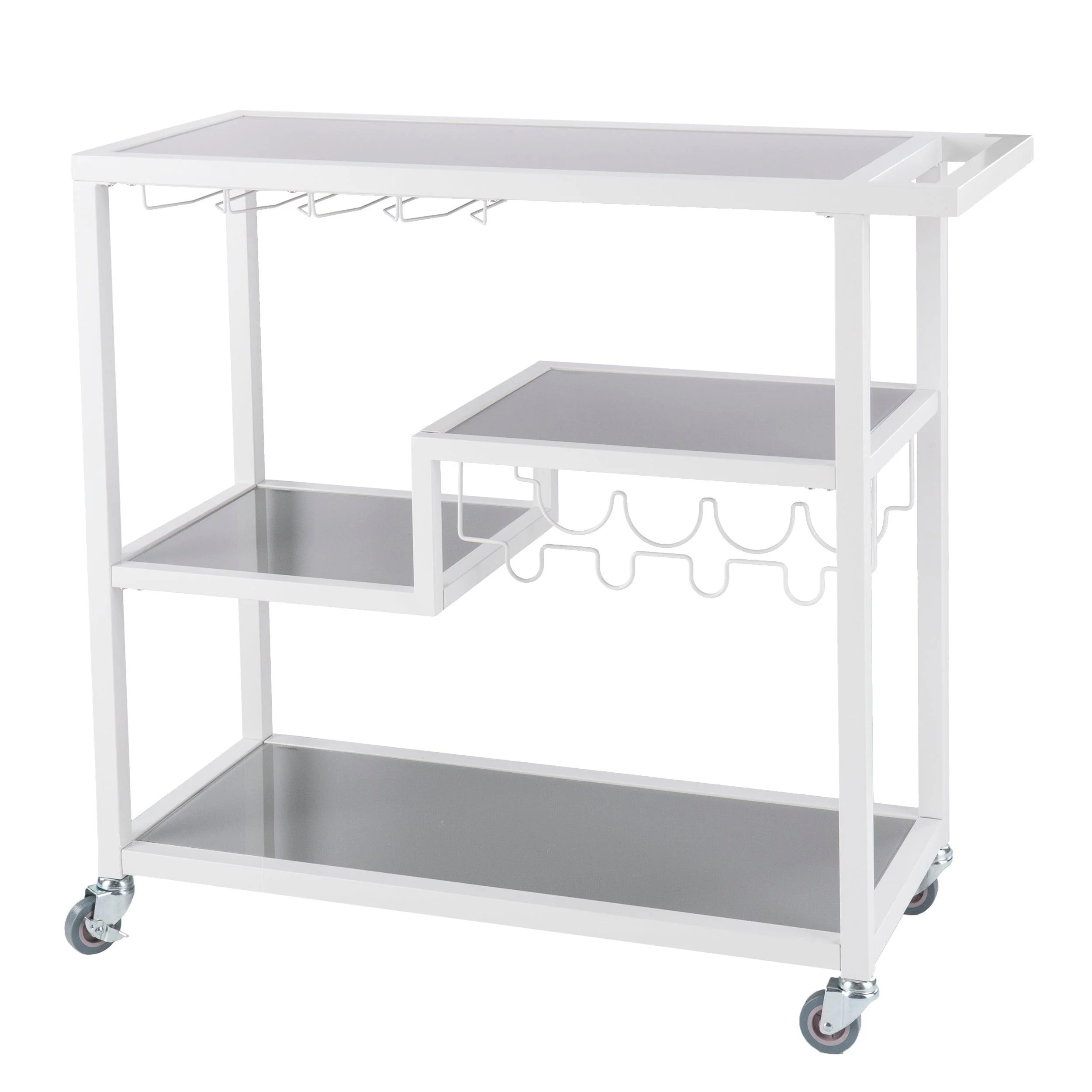 Holly & Martin Zephs Bar Cart - White - Remutear