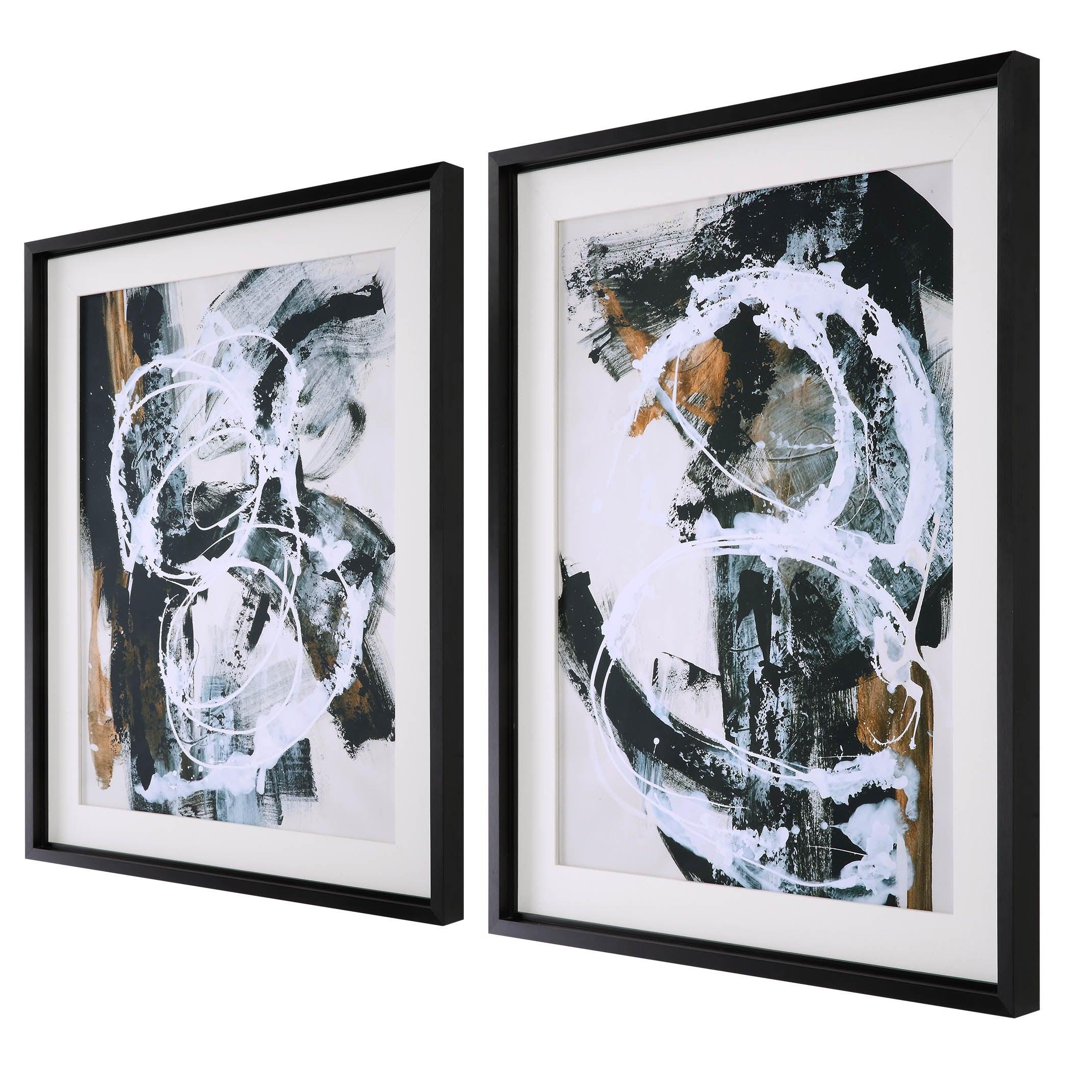 Winterland Abstract Prints, Set/2 - Remutear