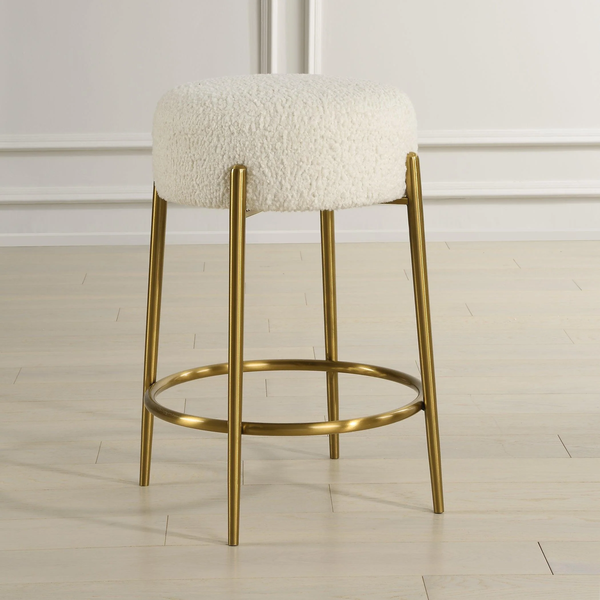 Arles Brass Counter Stool - Remutear