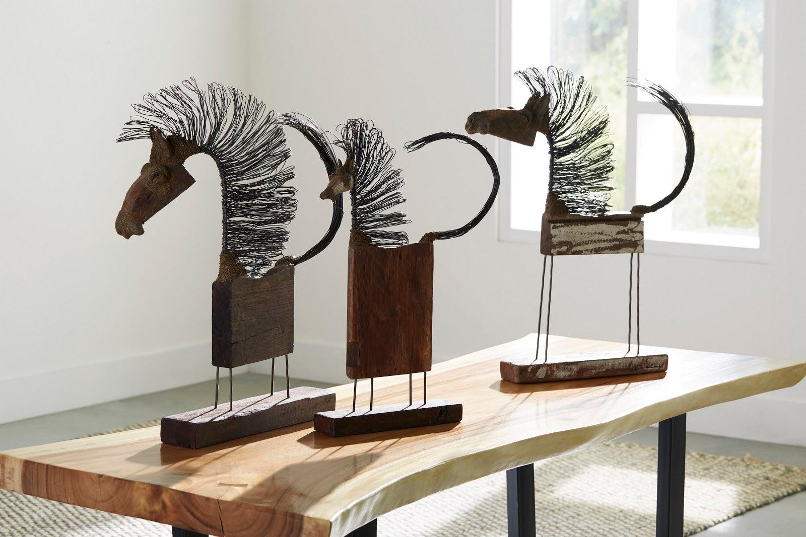 Wire Horse Sculpture, SM Body - Remutear