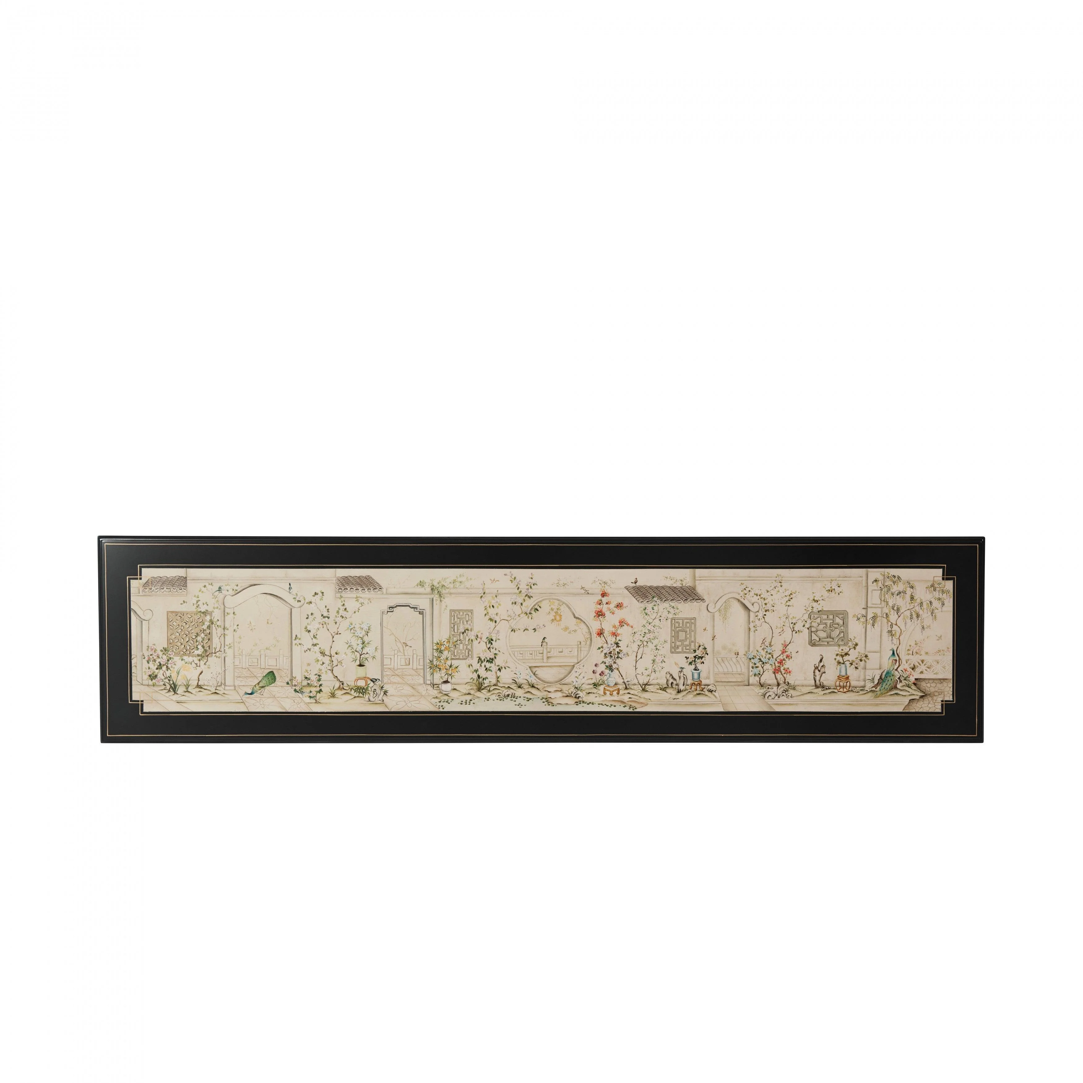 Long Hall Chinoiserie Console Table - Remutear