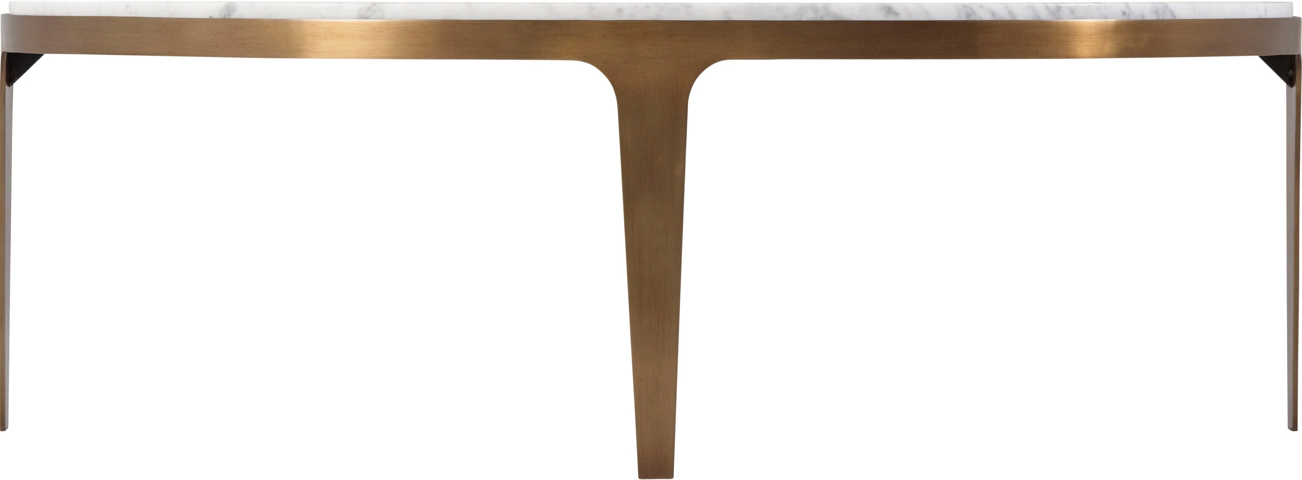 Gennaro Oval Marble Cocktail Table - Remutear