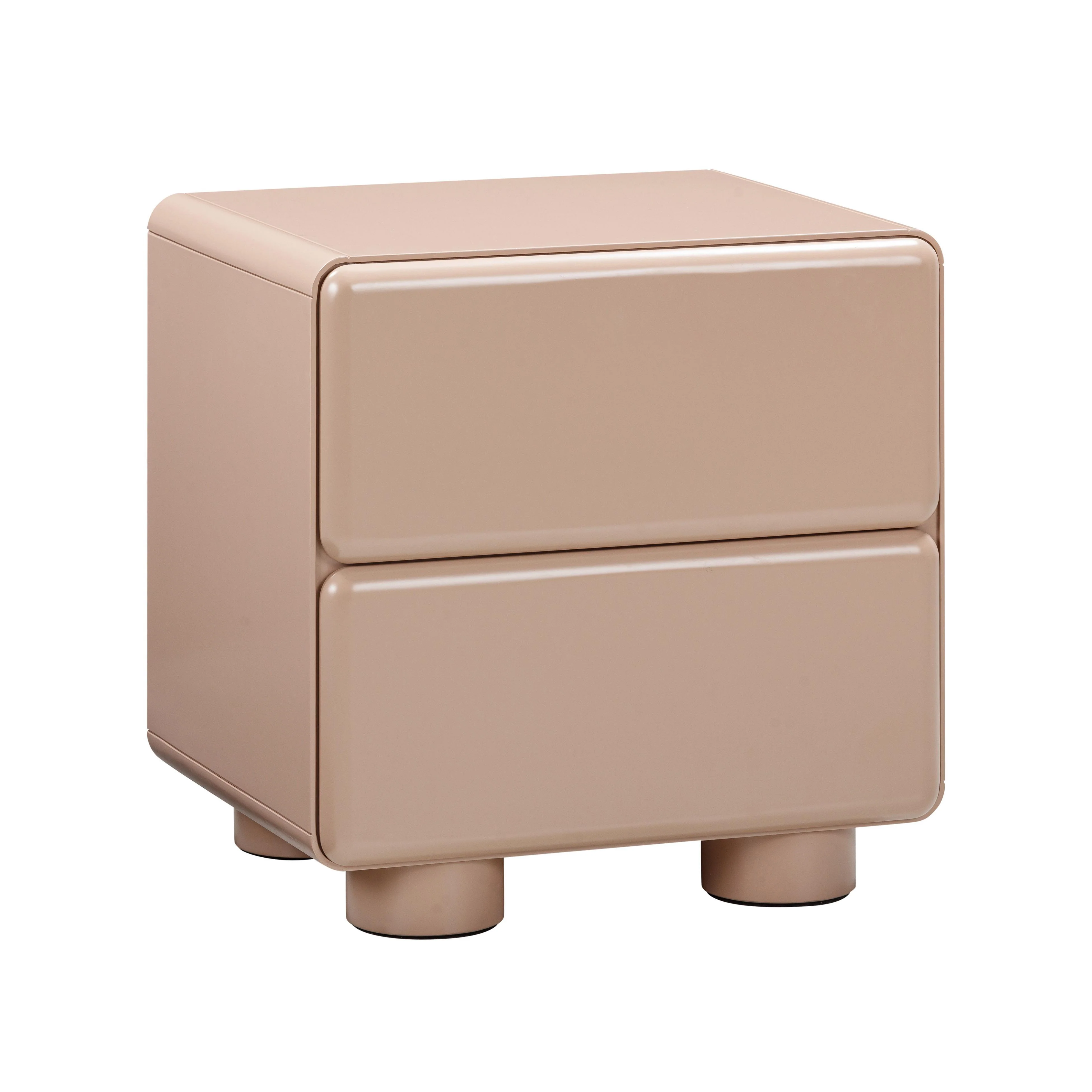 Tammy Taupe Nightstand - Remutear