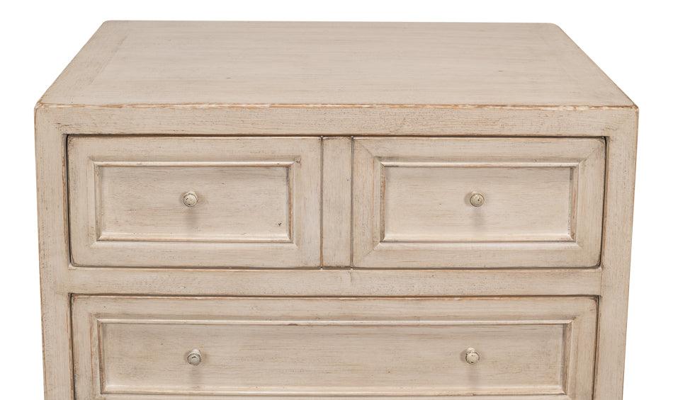 Ezra Three Drawer Commode - Stone Grey - Remutear