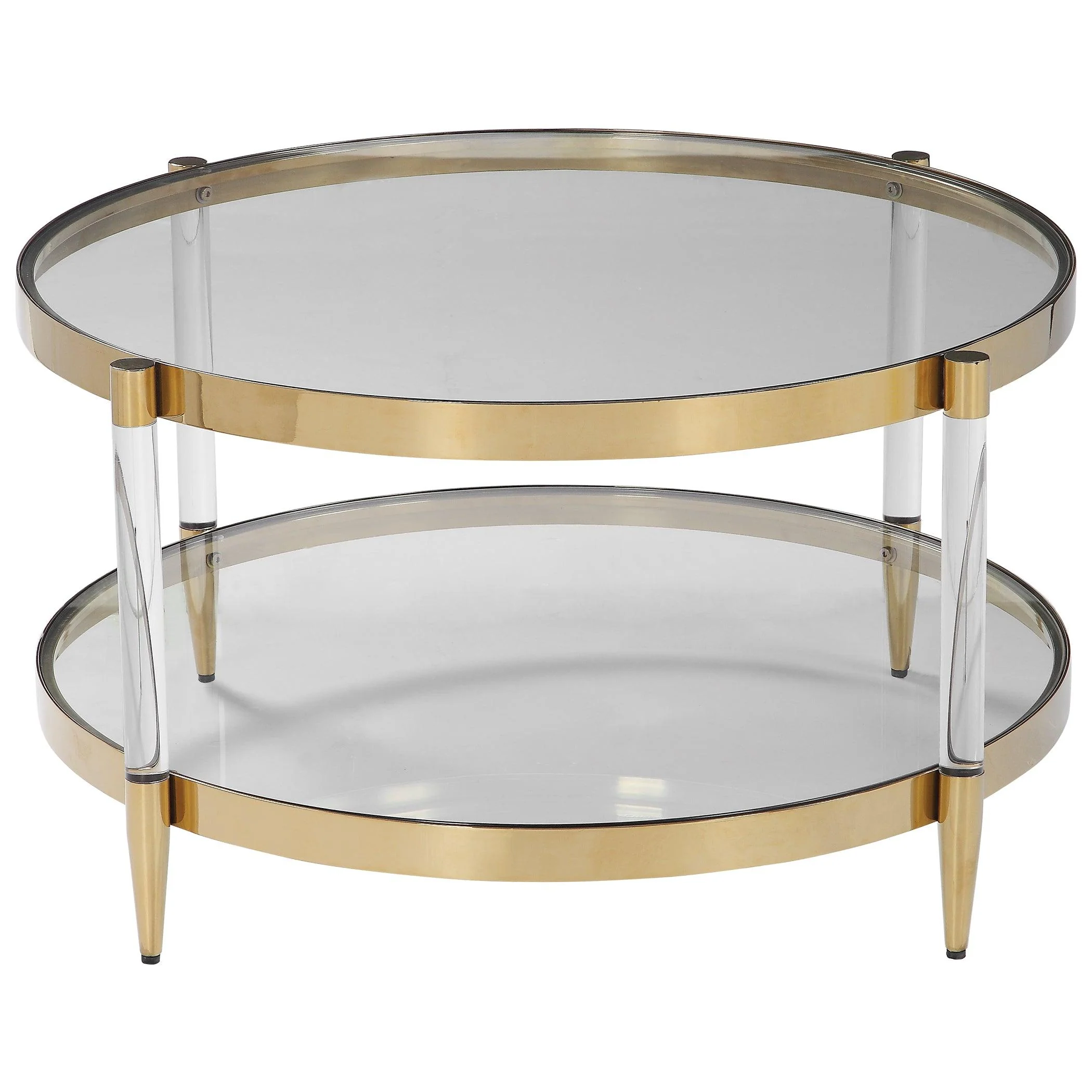 KELLEN GLASS COFFEE TABLE - Remutear