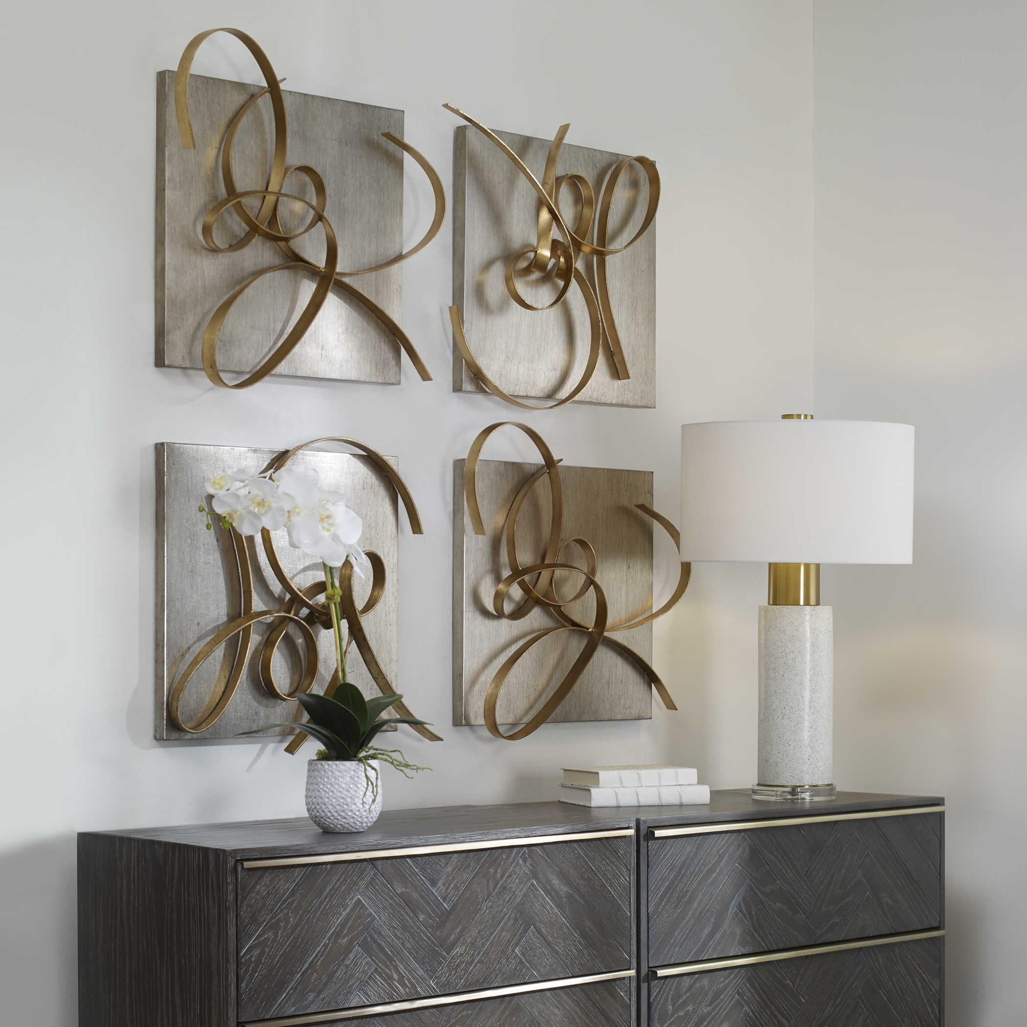 HARMONY METAL WALL ART, SET OF 2 - Remutear