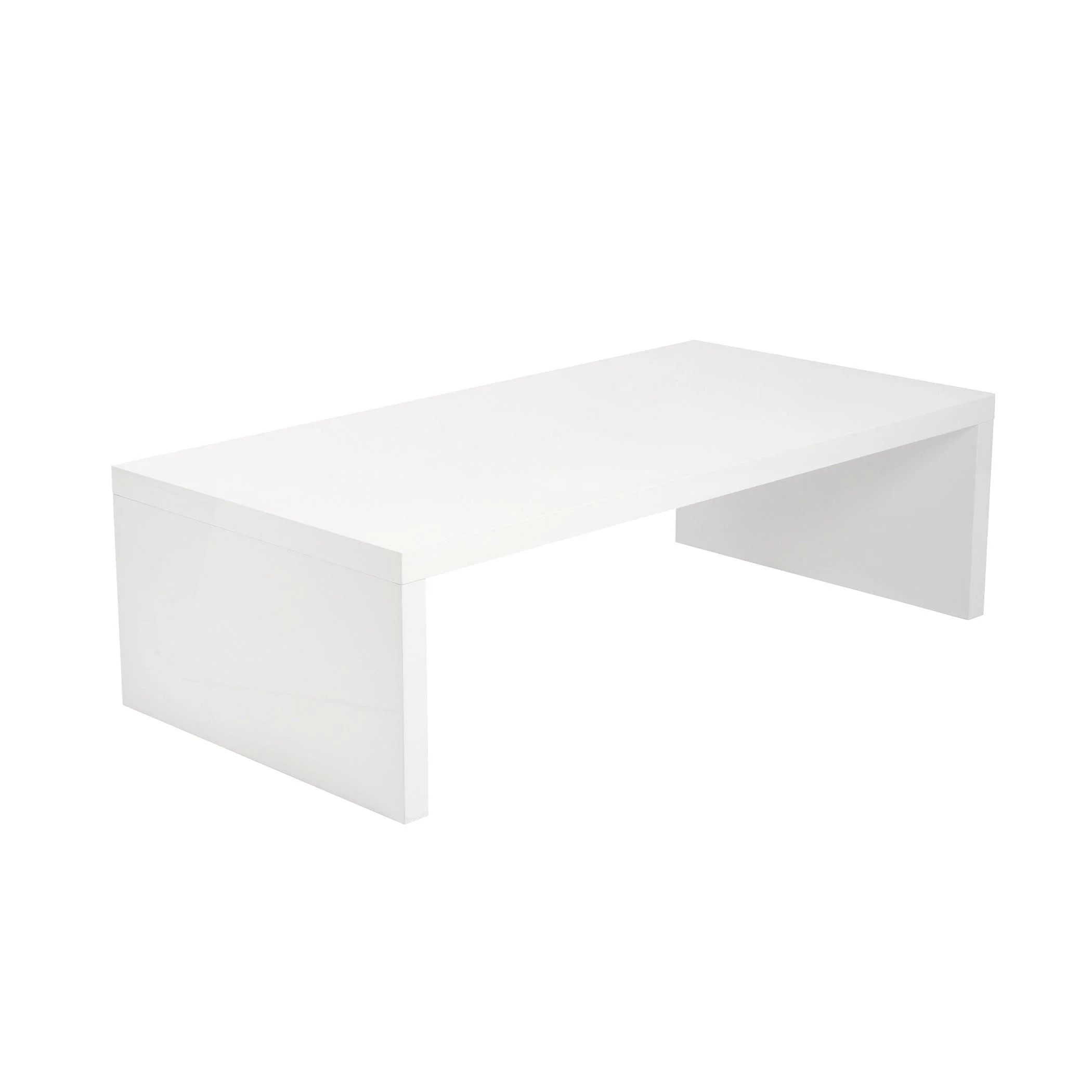 ABBY COFFEE TABLE IN HIGH GLOSS WHITE - Remutear