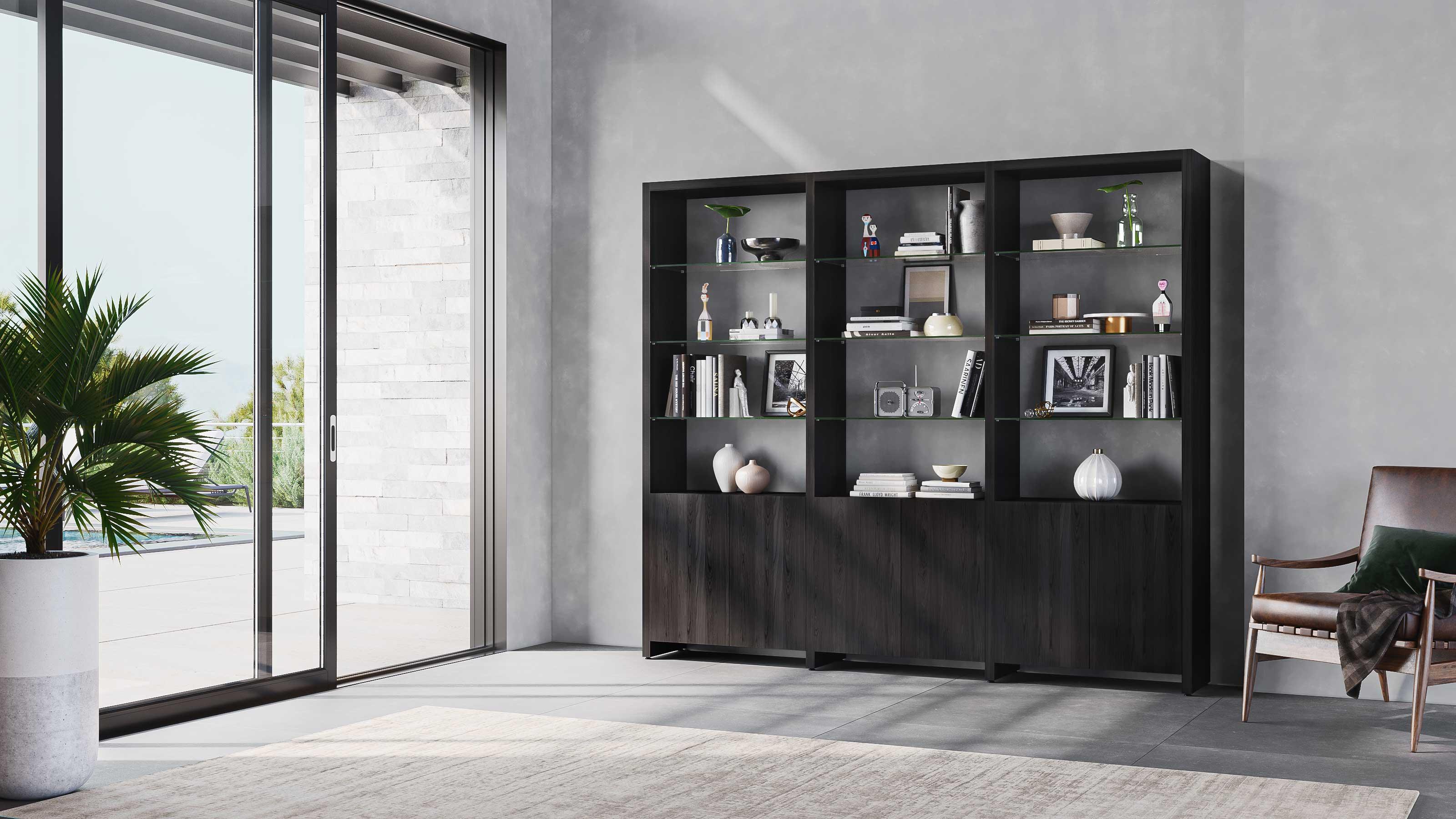 Linea 3-Shelf System - 96