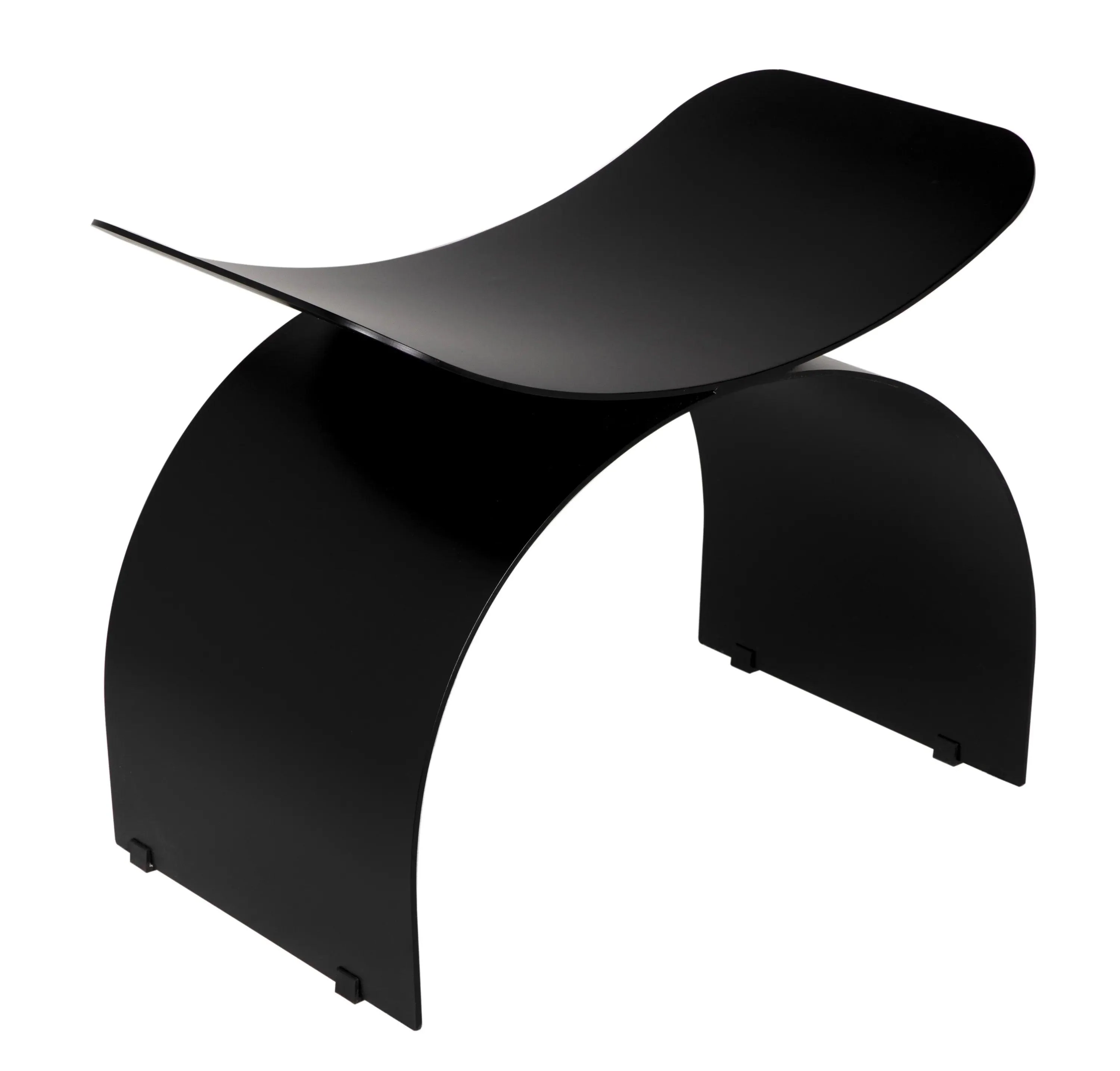 Papillon Stool, Black Steel - Remutear