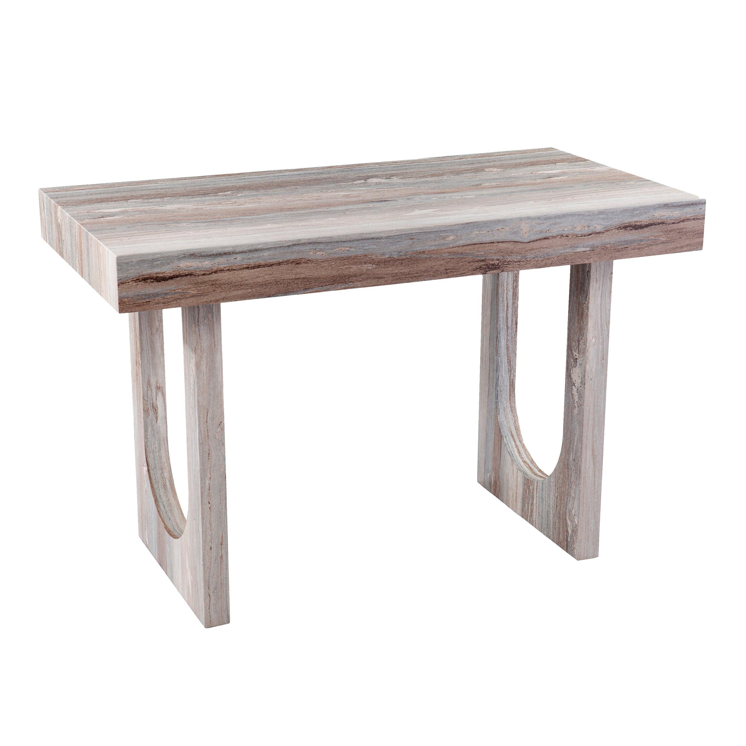 Chadkirk Faux Marble Writing Desk - Remutear