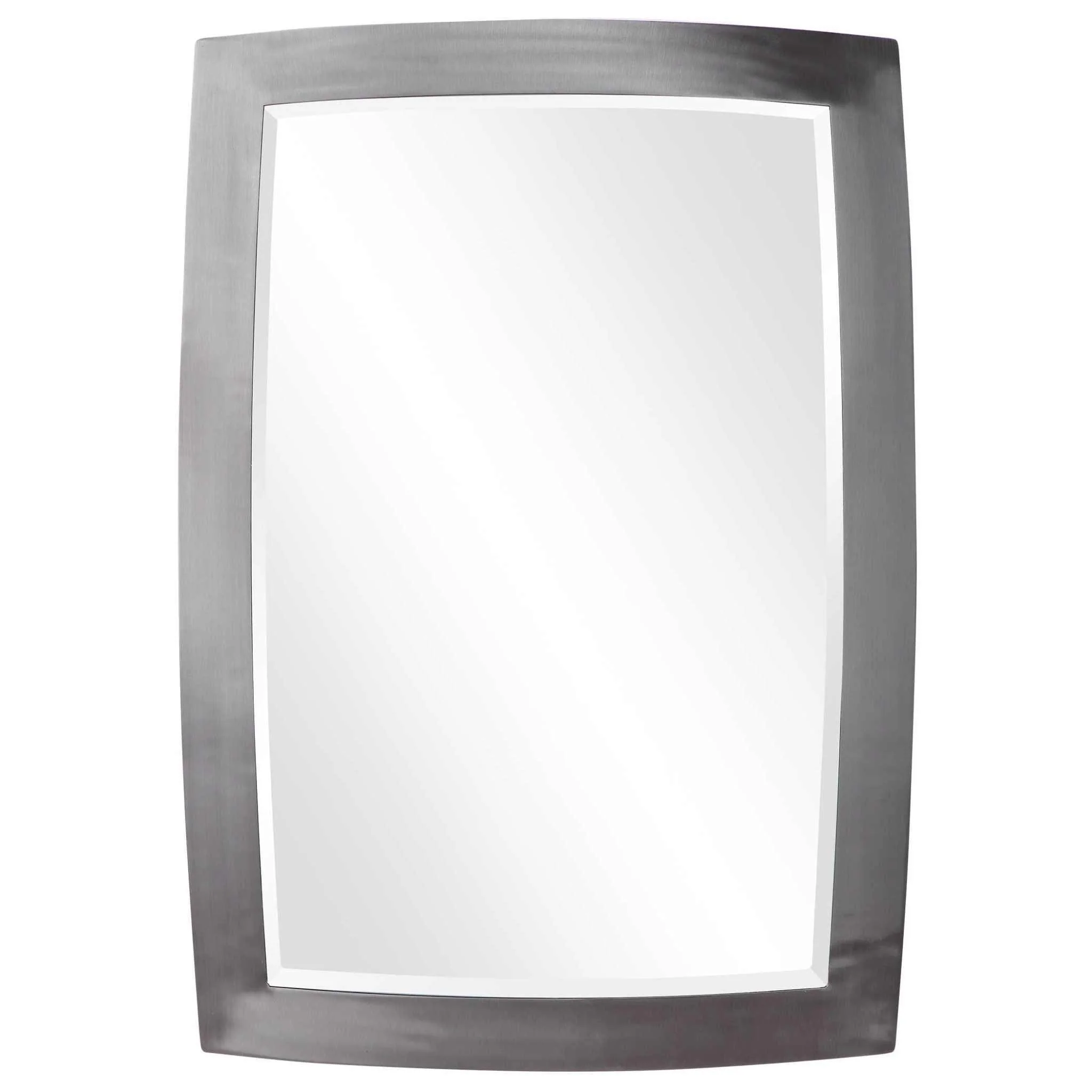 HASKILL BRUSHED NICKEL MIRROR - Remutear