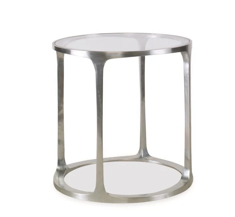 Aria Metal Chairside Table - Remutear