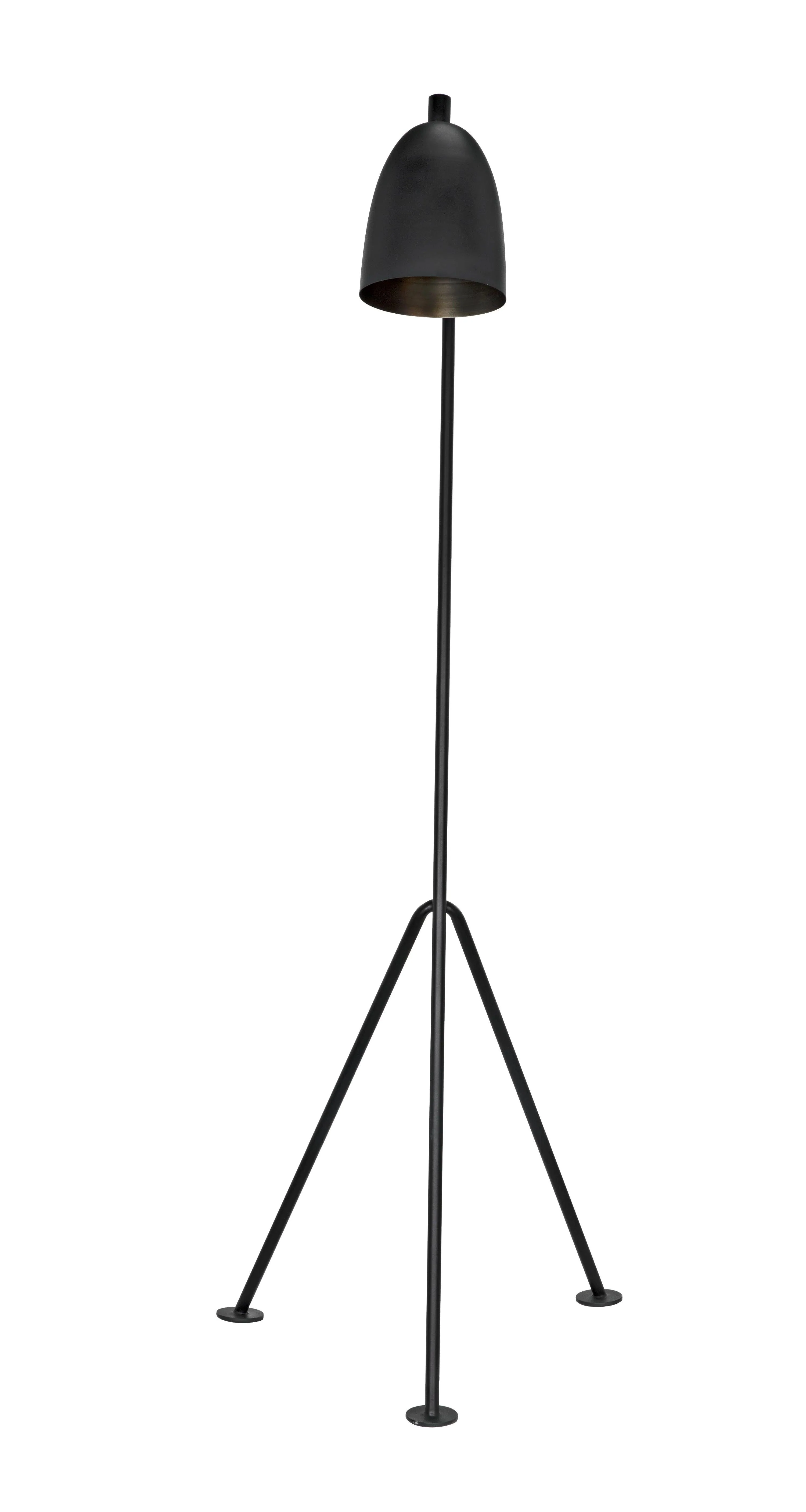 Asti Floor Lamp, Black Steel - Remutear
