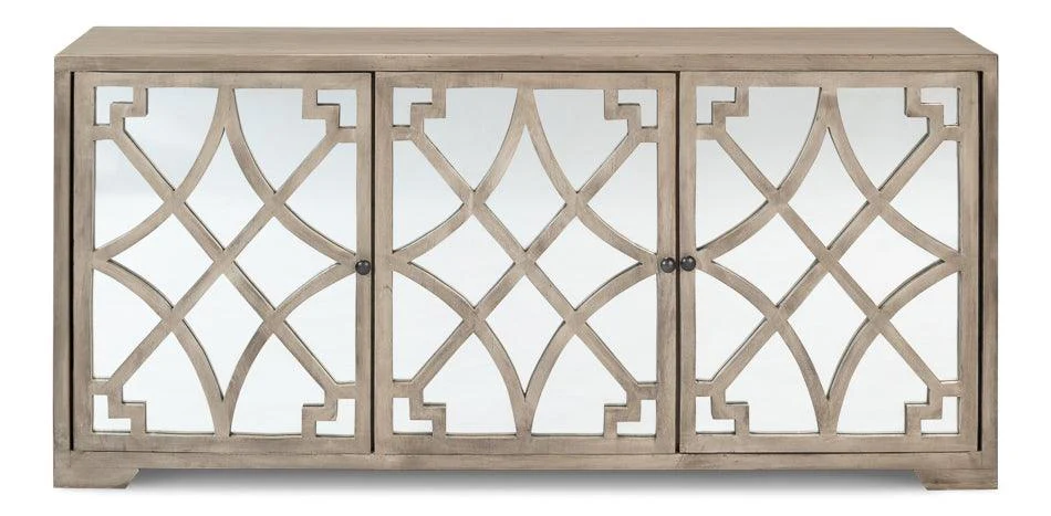 Olivier Three Door Mirrored Sideboard - Remutear