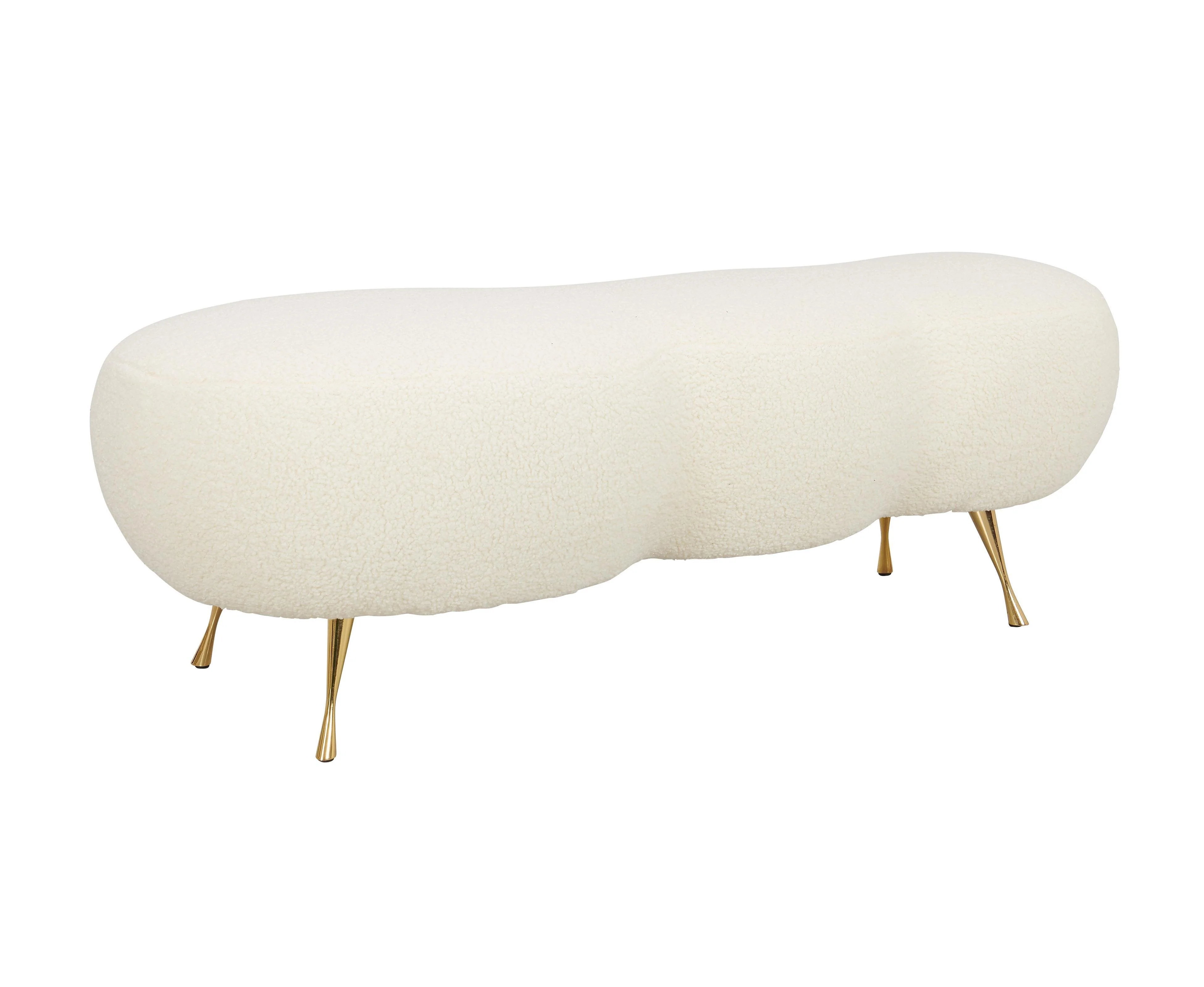 Welsh Faux Shearling Bench - Remutear
